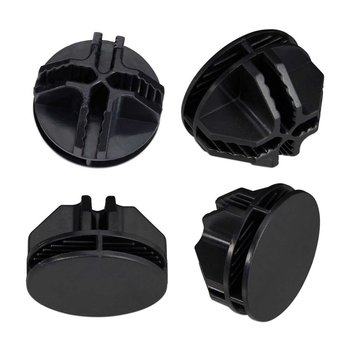 Connections for screwless shelf system