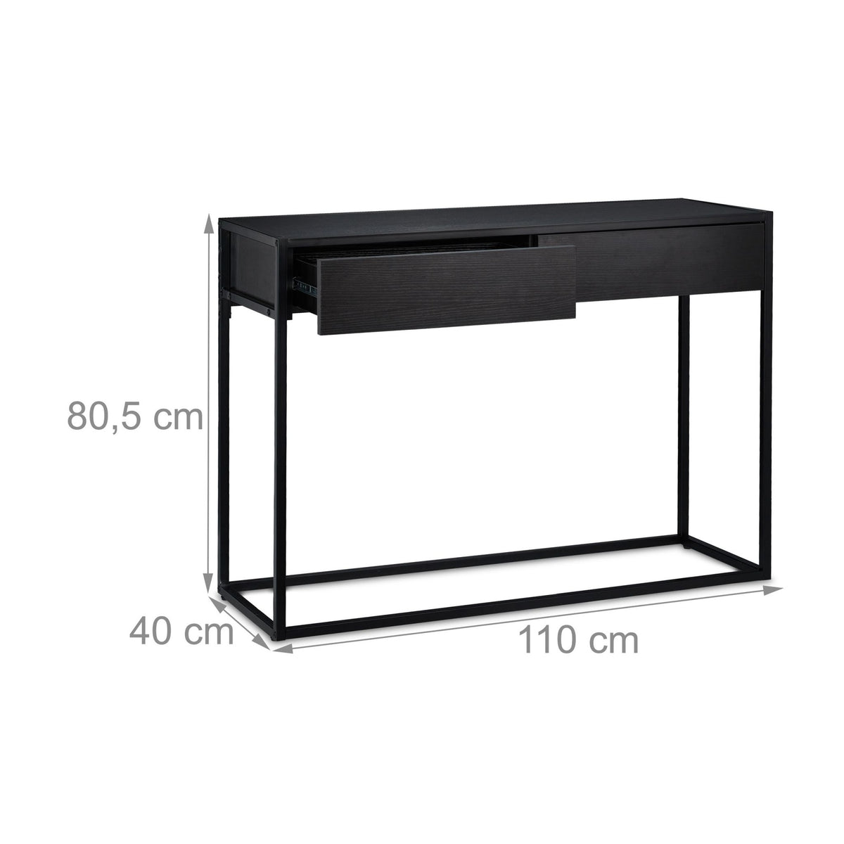 Console table with drawers