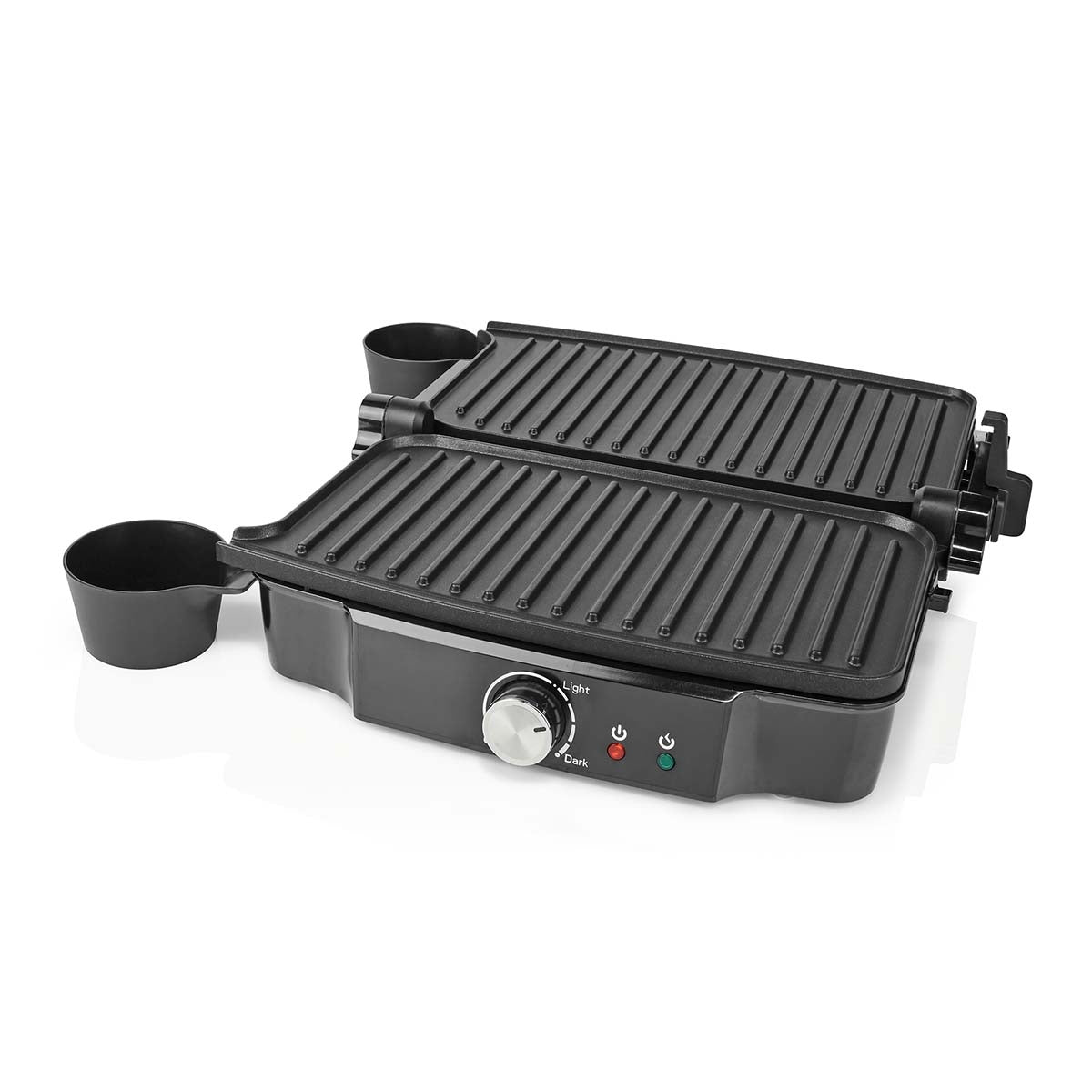 Contact Grill | 1500 W | 27.8 x 17 cm | Adjustable temperature control | Plastic / Stainless steel