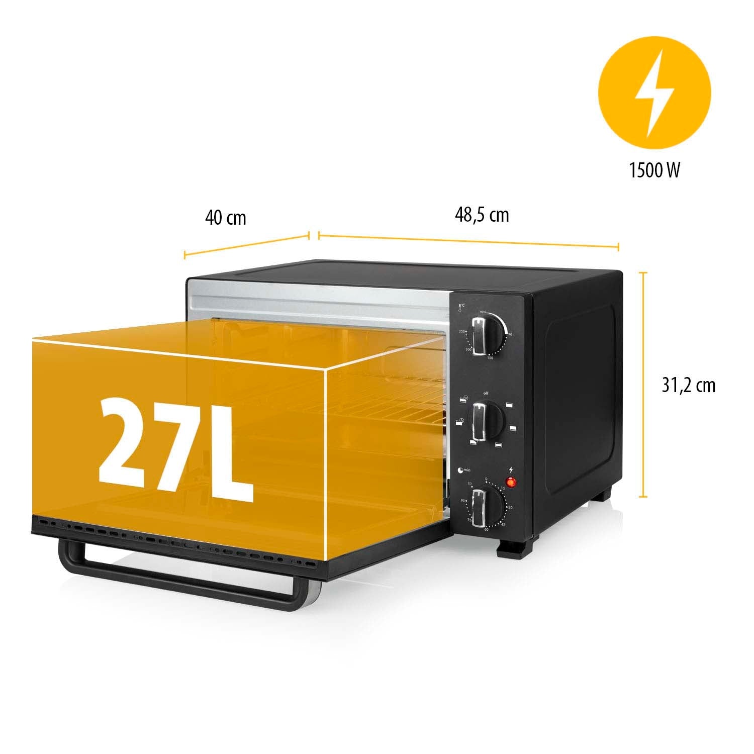 Convection Oven 27L 1500W