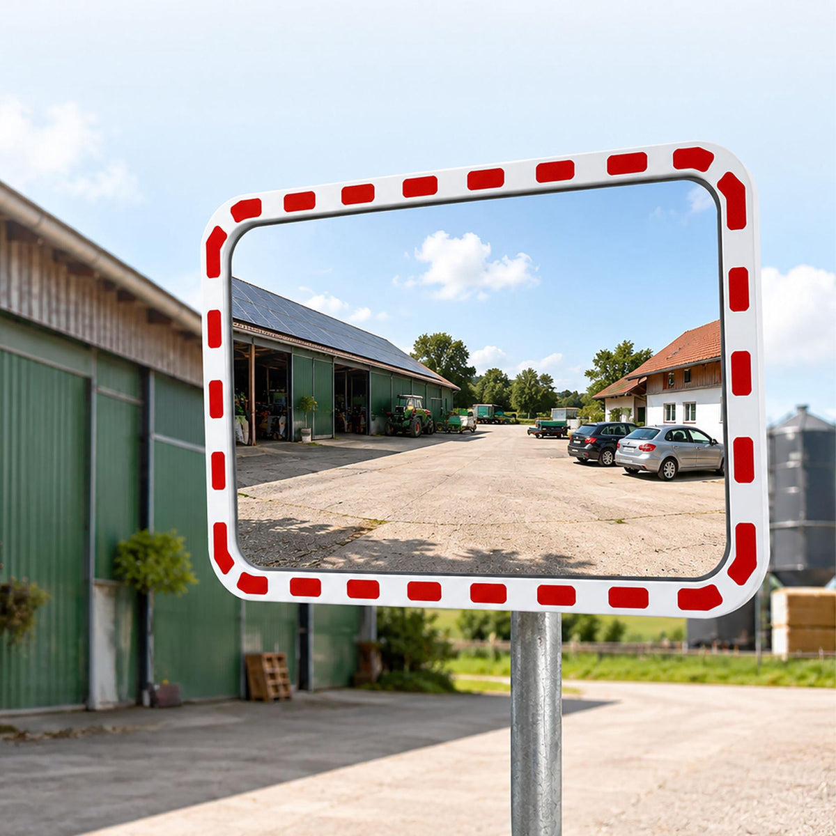 Convex Traffic Mirror 40x60 cm – Shatterproof, Weatherproof