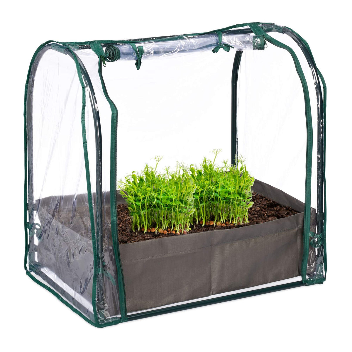 Cooling frame with planter bag