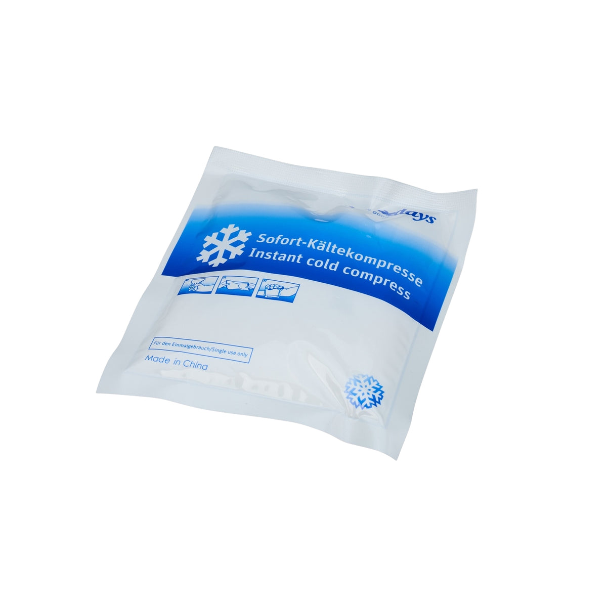 Cooling pack for cracking, set