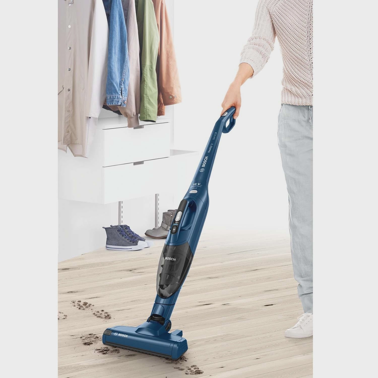 Cordless 2-in-1 Vacuum Cleaner, Li-Ion, 36 Min Runtime