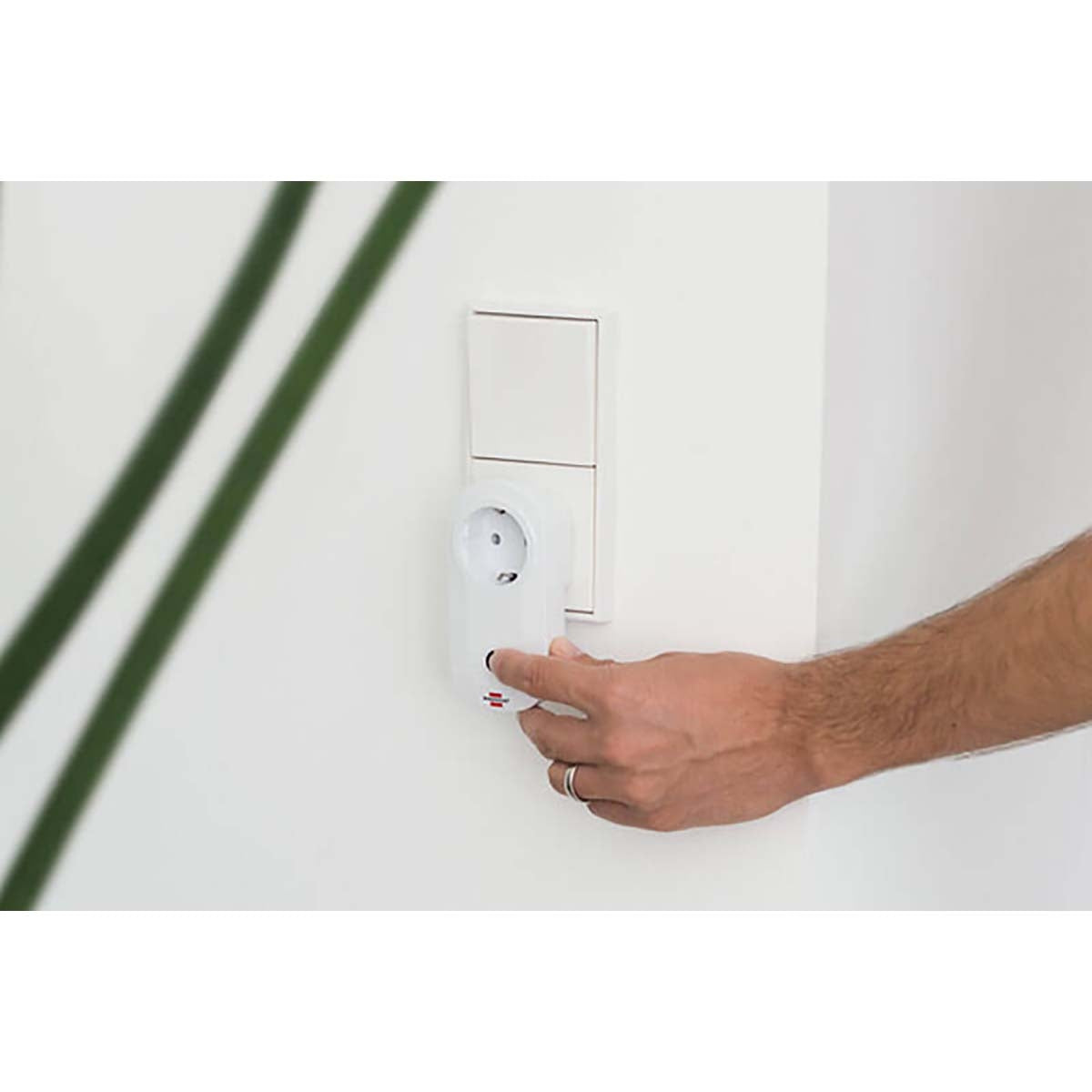 Cordless connector set Indoor 3 x F (CEE 7/3) White