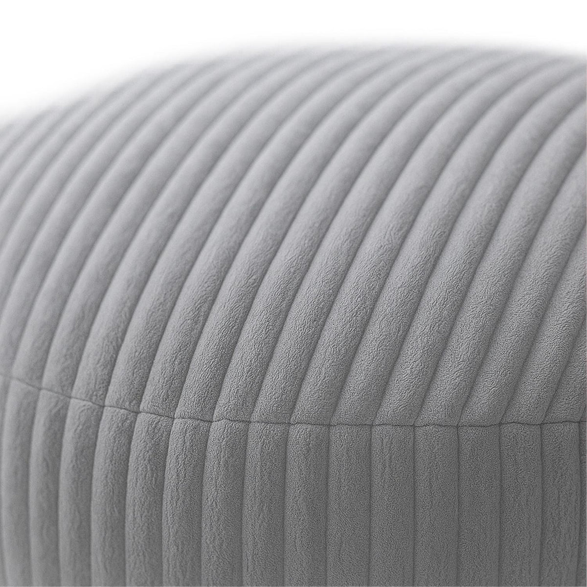Corduroy Pouf – Round Floor Cushion, Soft & Versatile