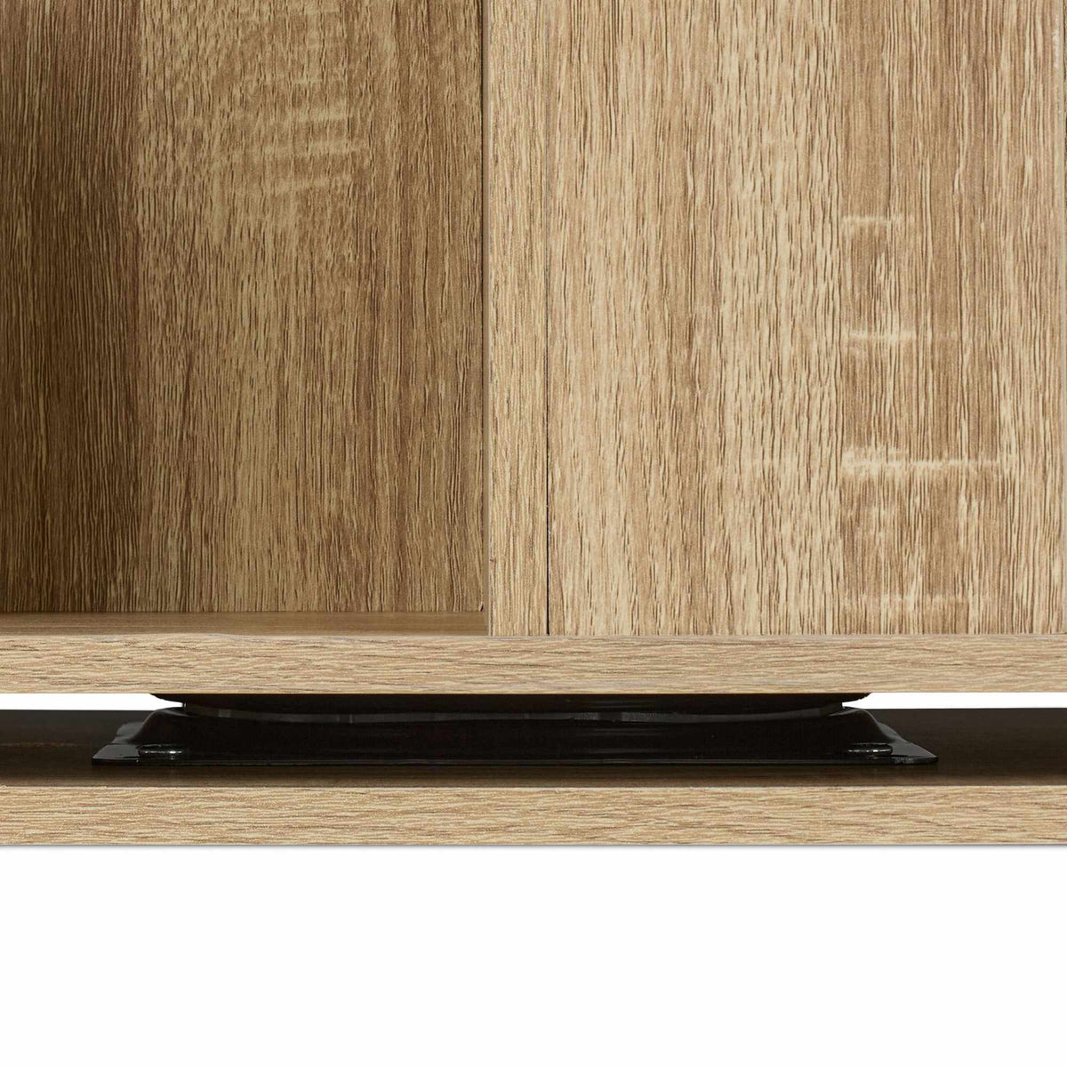 Corner bookcase with wood look