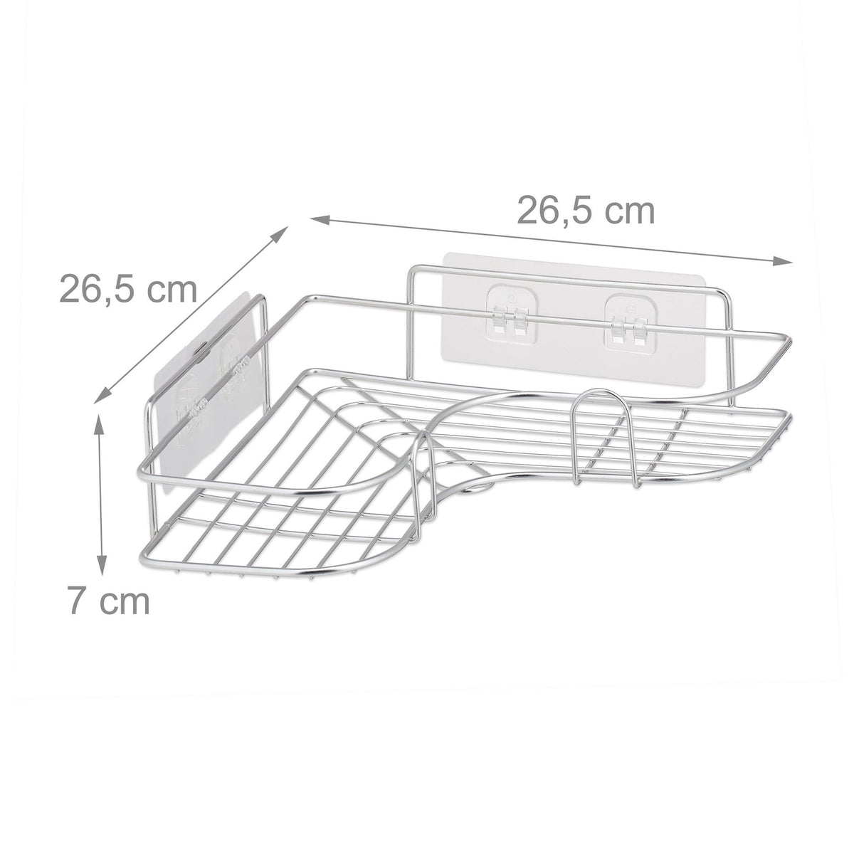 Corner showers without drilling