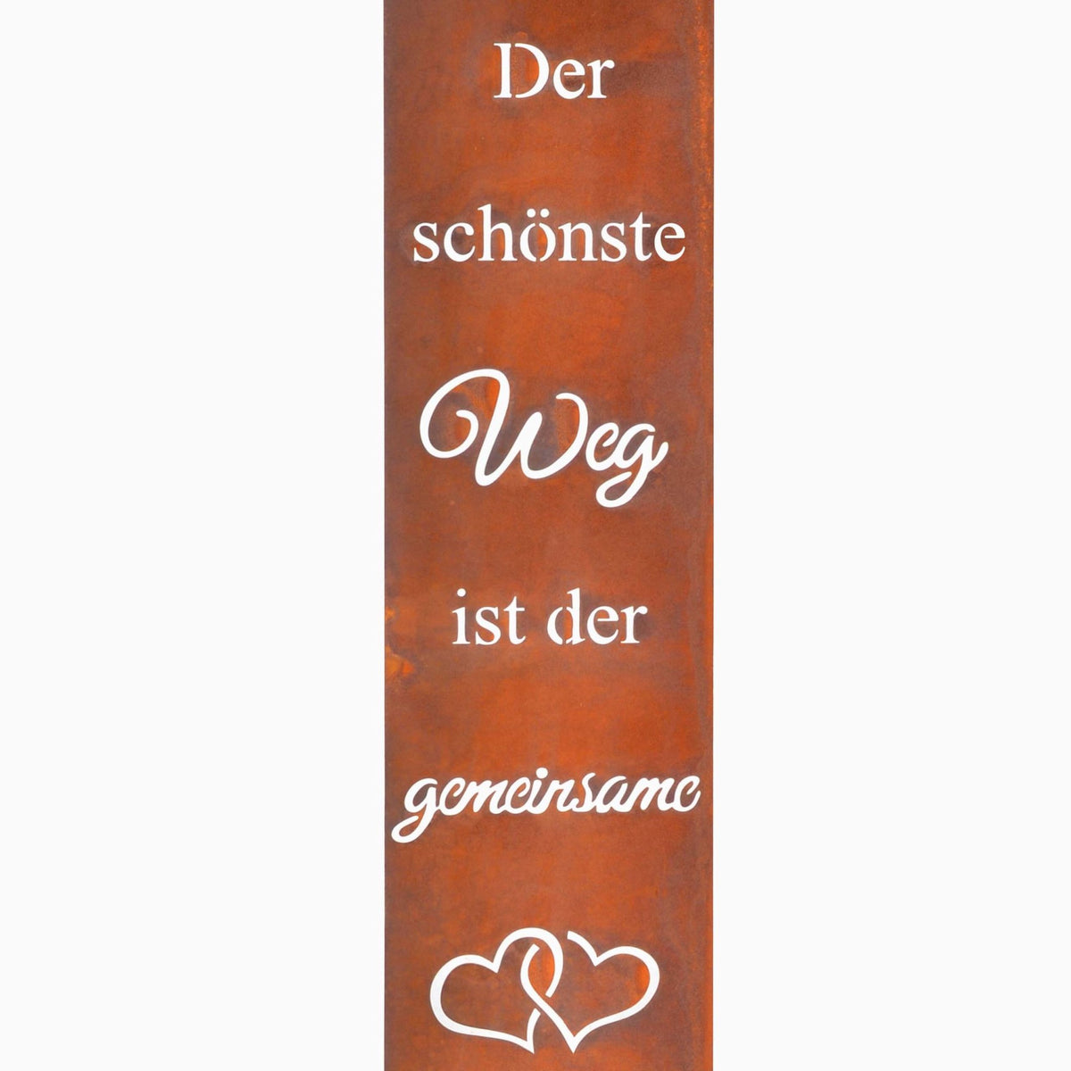 Corten Steel Garden Sign – Weather-Resistant Outdoor Decor