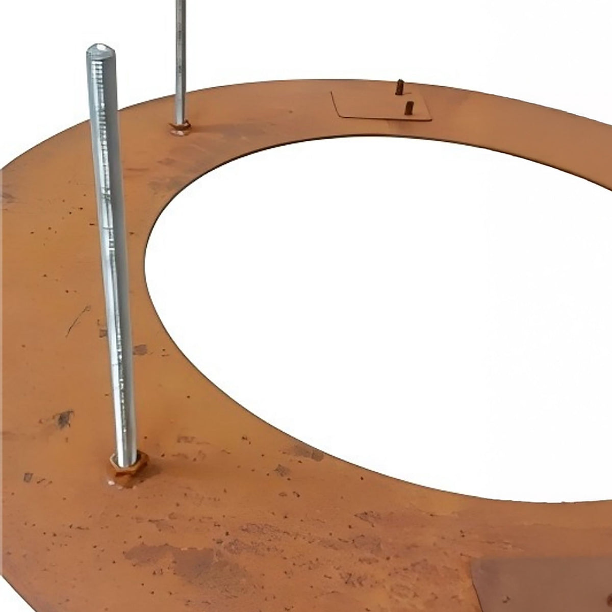 Corten Steel Tree Ring – Round Mowing Edge for Lawns