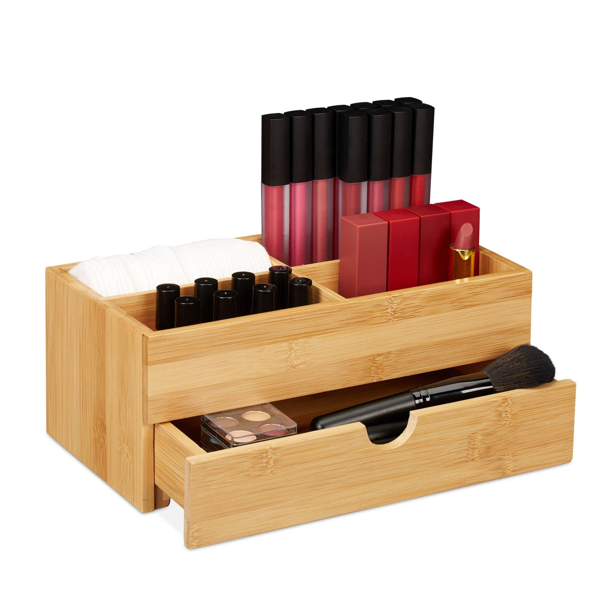 Cosmetic holder in bamboo