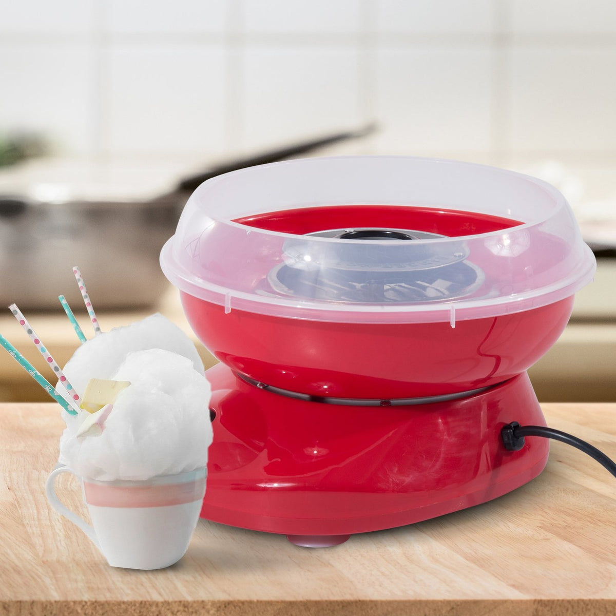 Cotton Candy Machine Candy Floss Machine Candy Floss Machine (Model 1/Red)