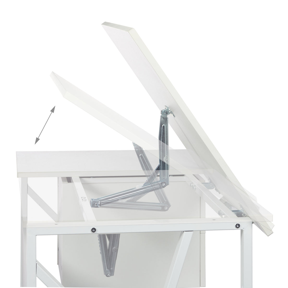 Coverable desk