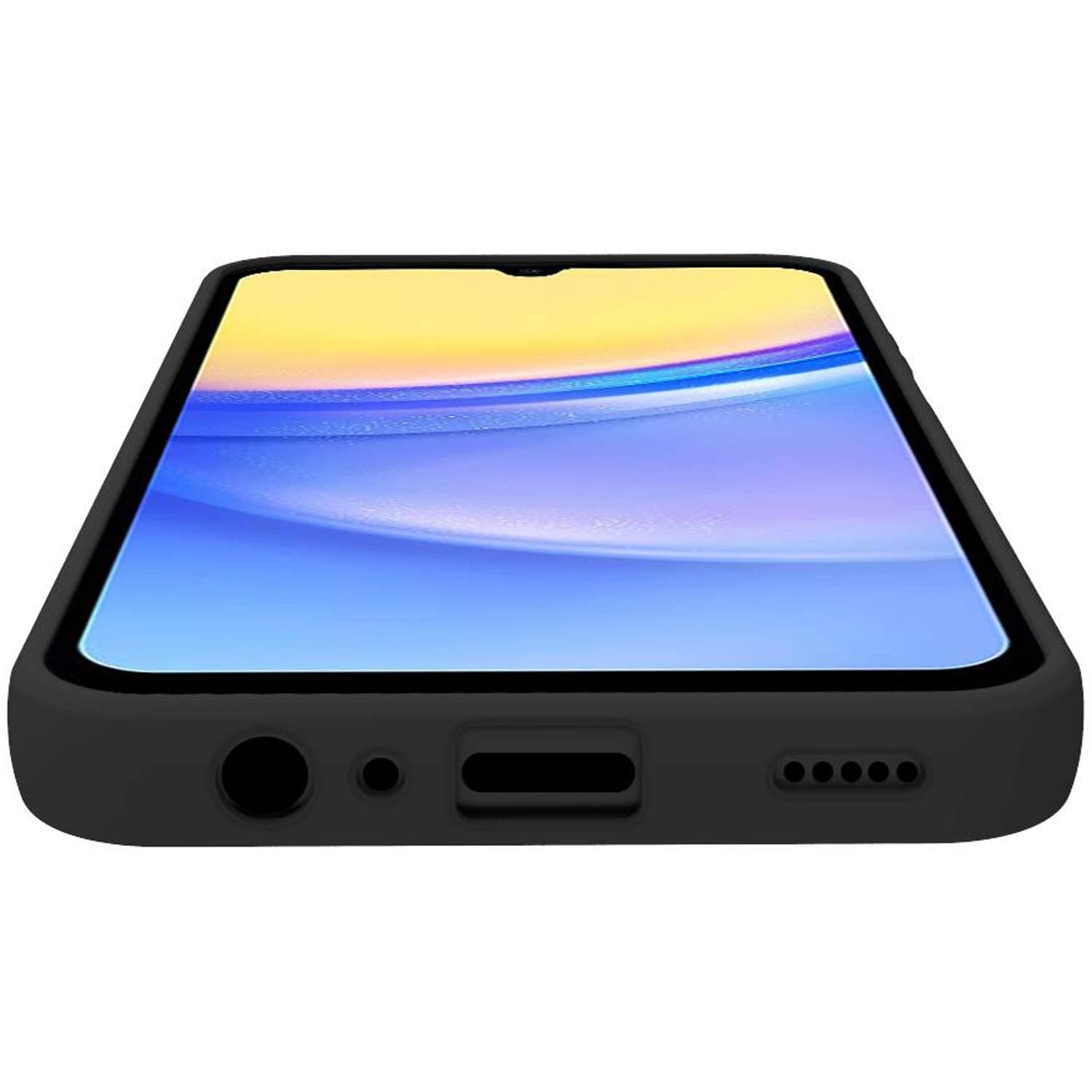Cromo Soft rubber case Galaxy A15 4G / A15 5G Black