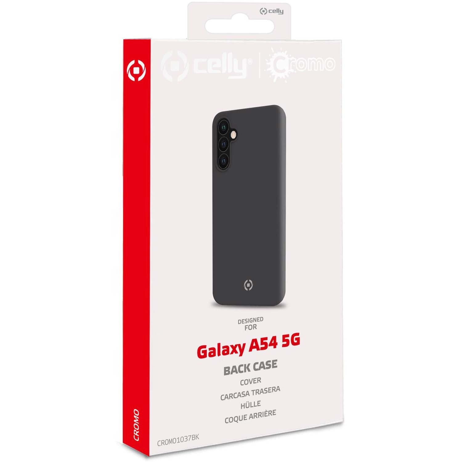 Cromo Soft rubber case Galaxy A54 5G Black