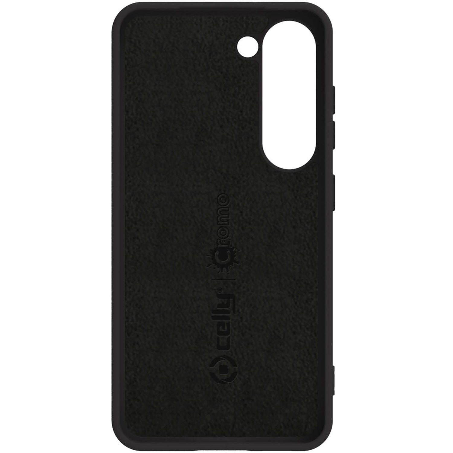 Cromo Soft rubber case Galaxy S23 5G Black
