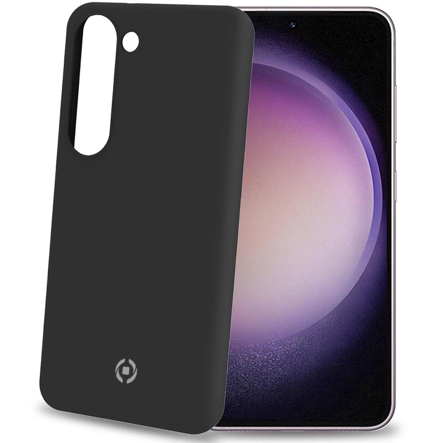 Cromo Soft rubber case Galaxy S23 5G Black