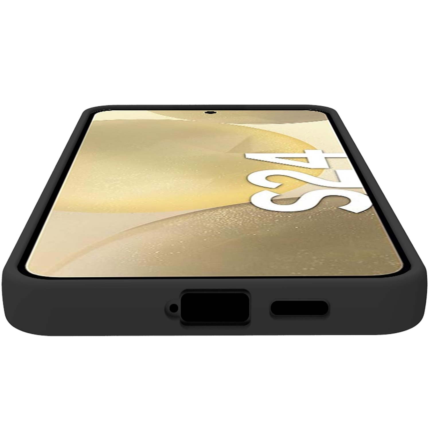 Cromo Soft rubber case Galaxy S24 5G Black