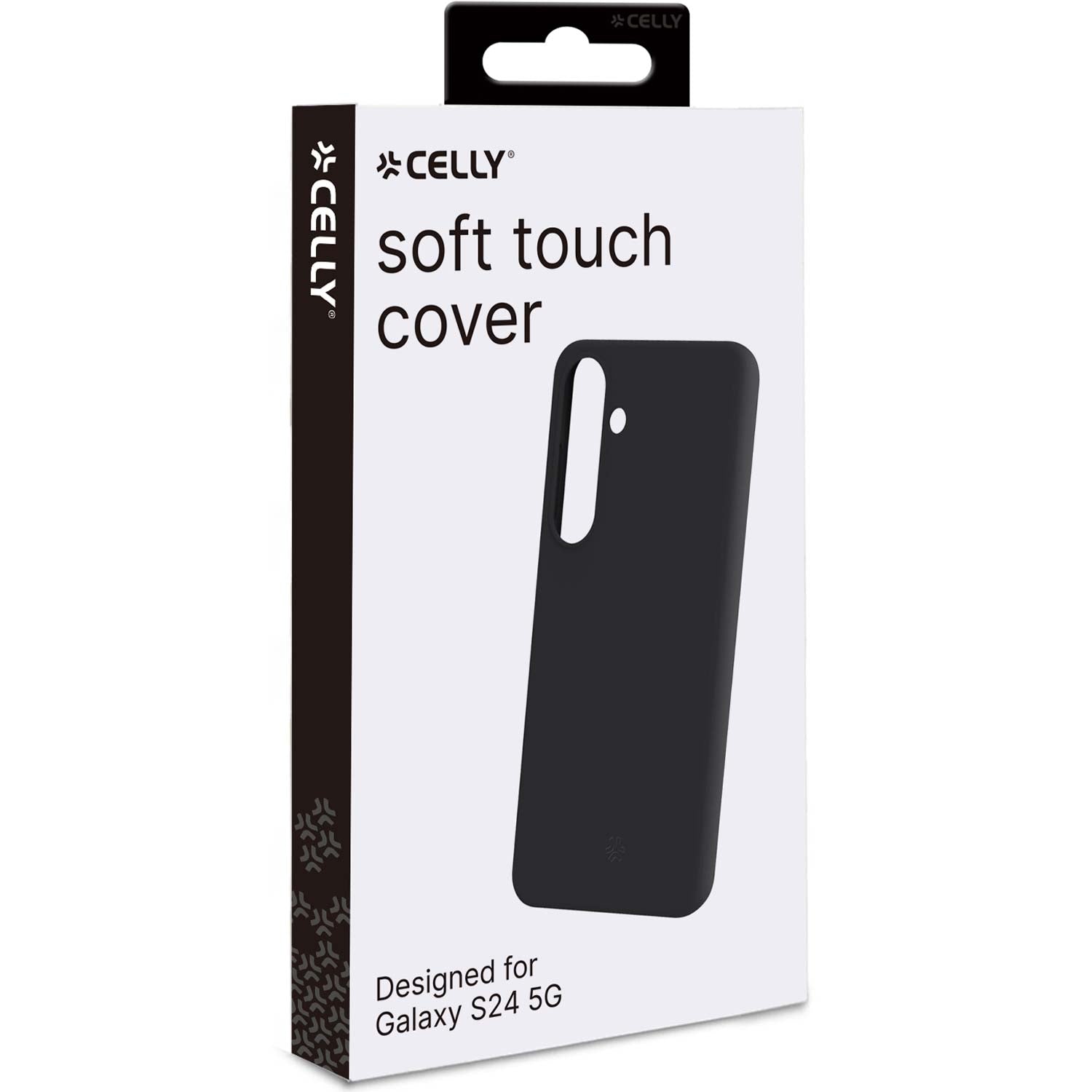 Cromo Soft rubber case Galaxy S24 5G Black