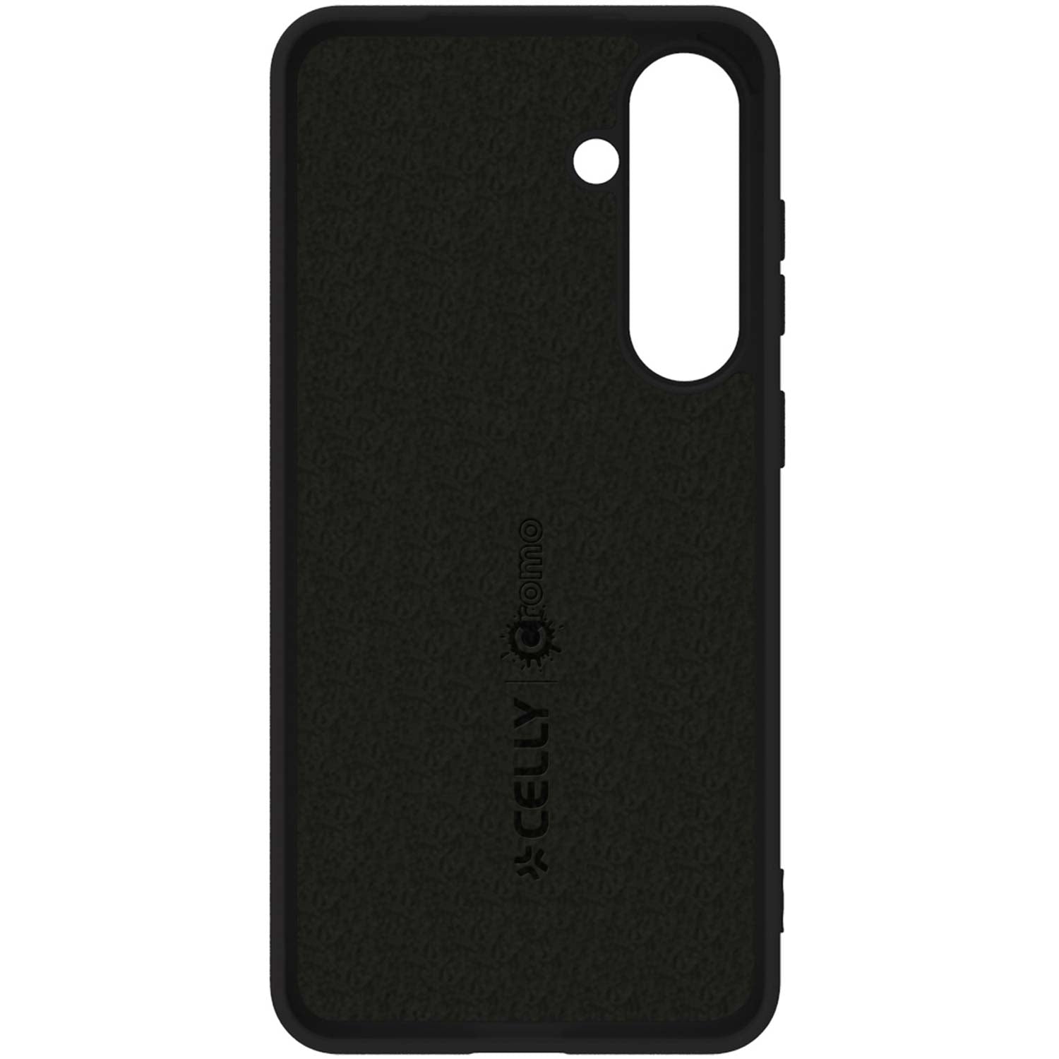 Cromo Soft rubber case Galaxy S24 5G Black