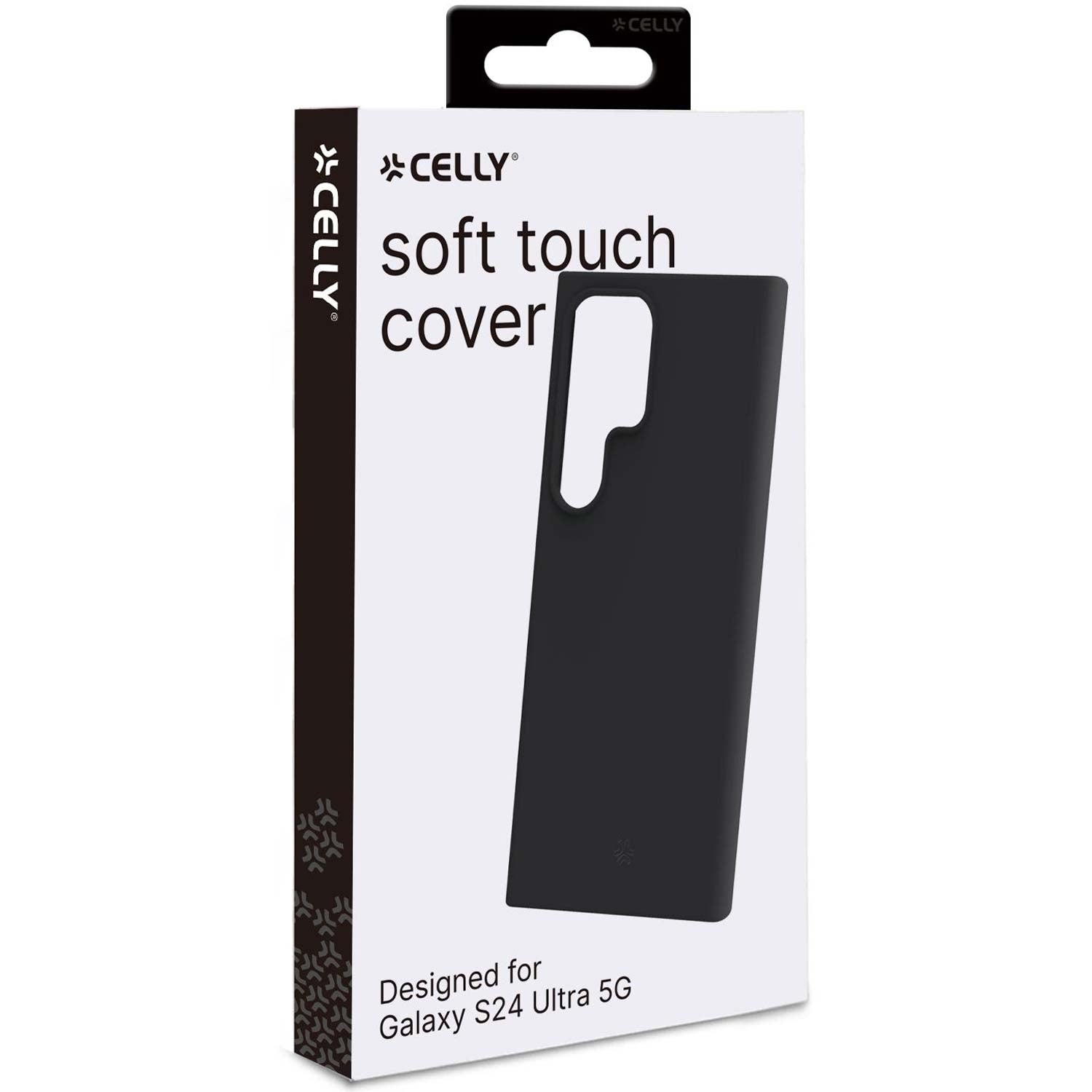 Cromo Soft rubber case Galaxy S24 Ultra 5G Black