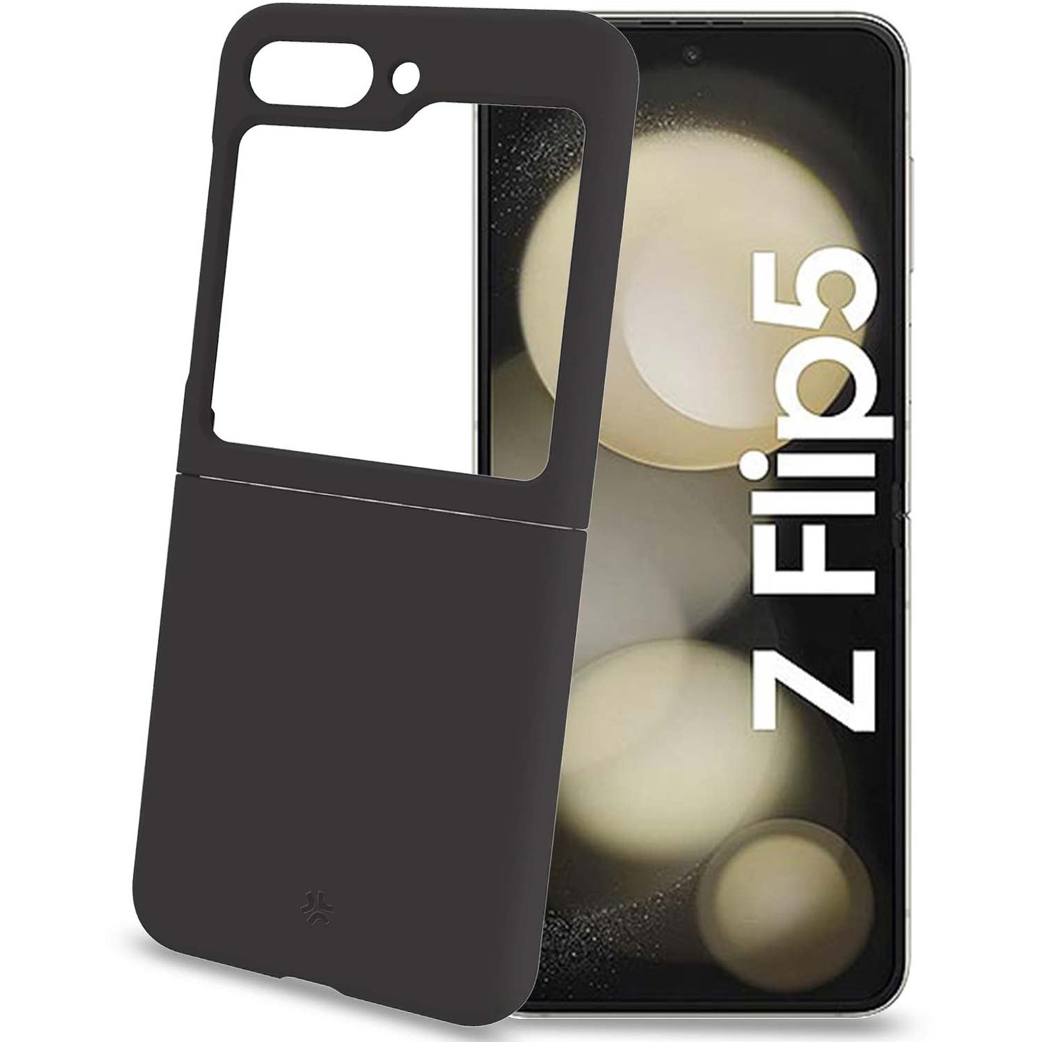 Cromo Soft rubber case Galaxy Z Flip 5 Black