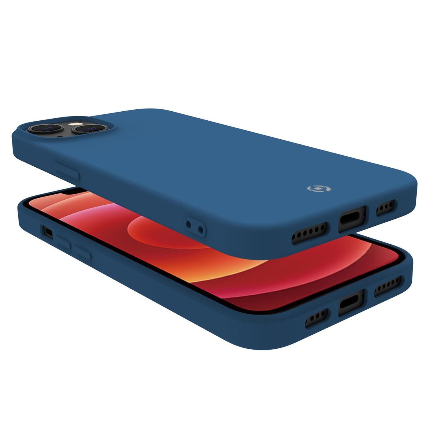 Cromo Soft rubber case iPhone 14 Blue