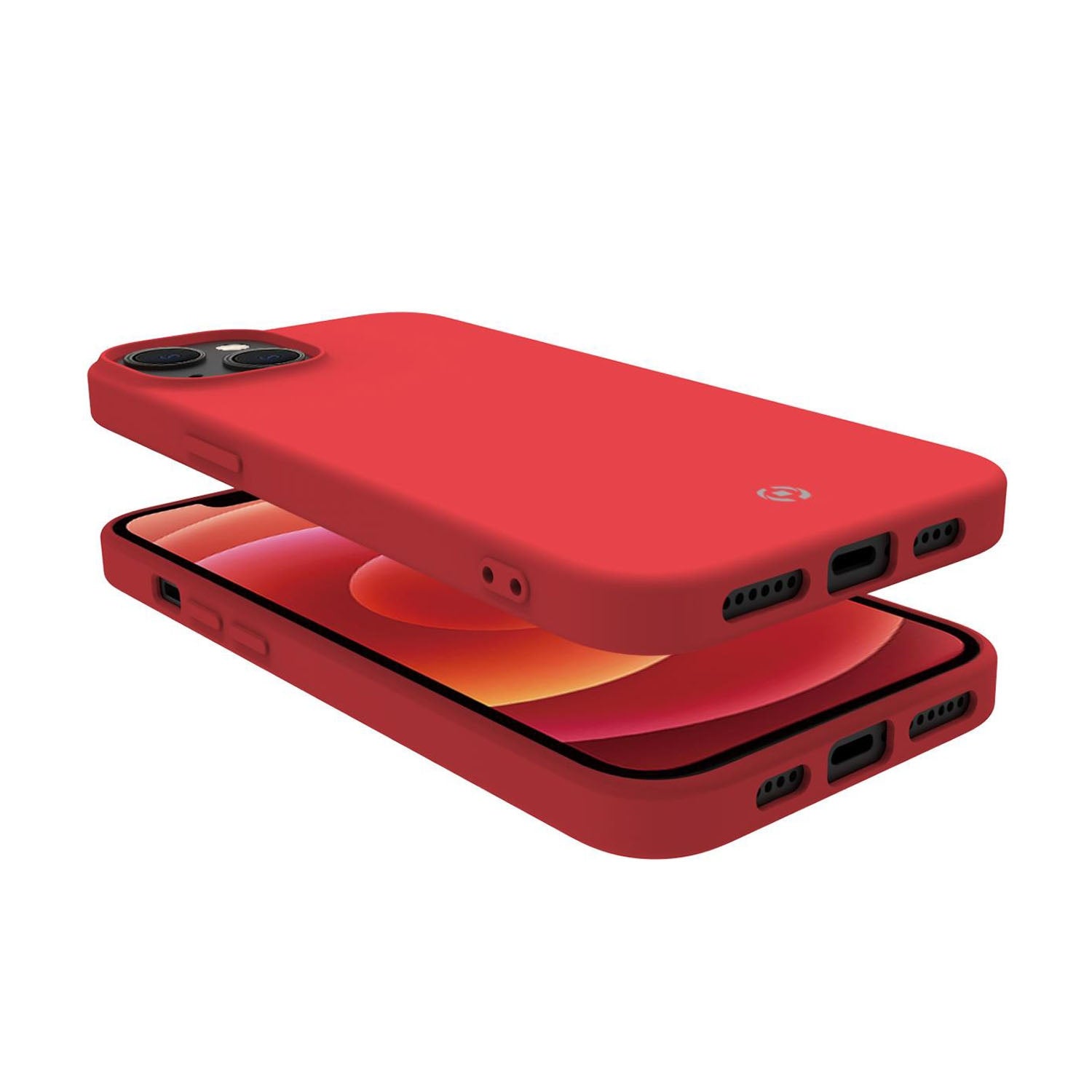 Cromo Soft rubber case iPhone 14 Red