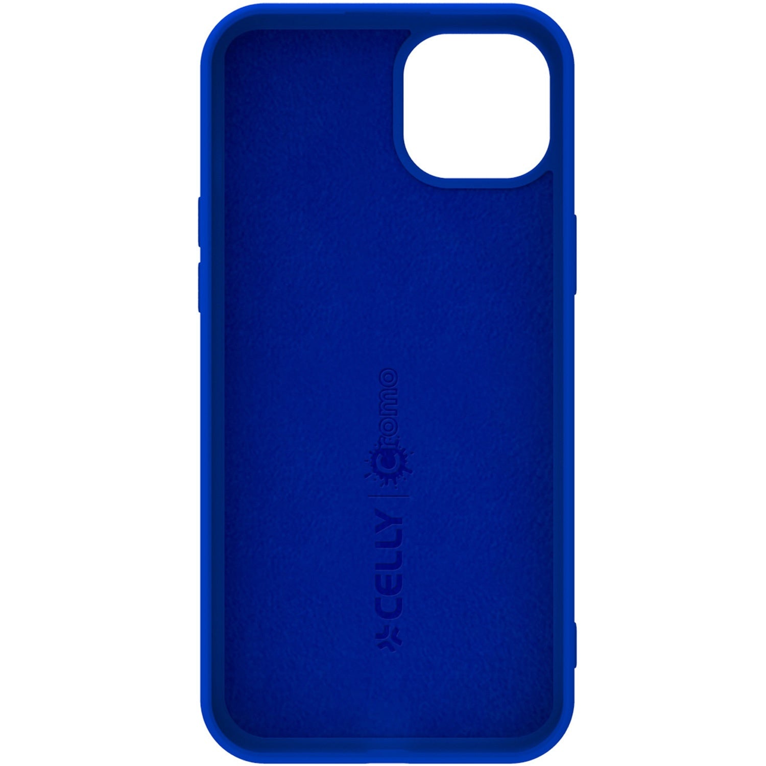 Cromo Soft rubber case iPhone 15 Blue