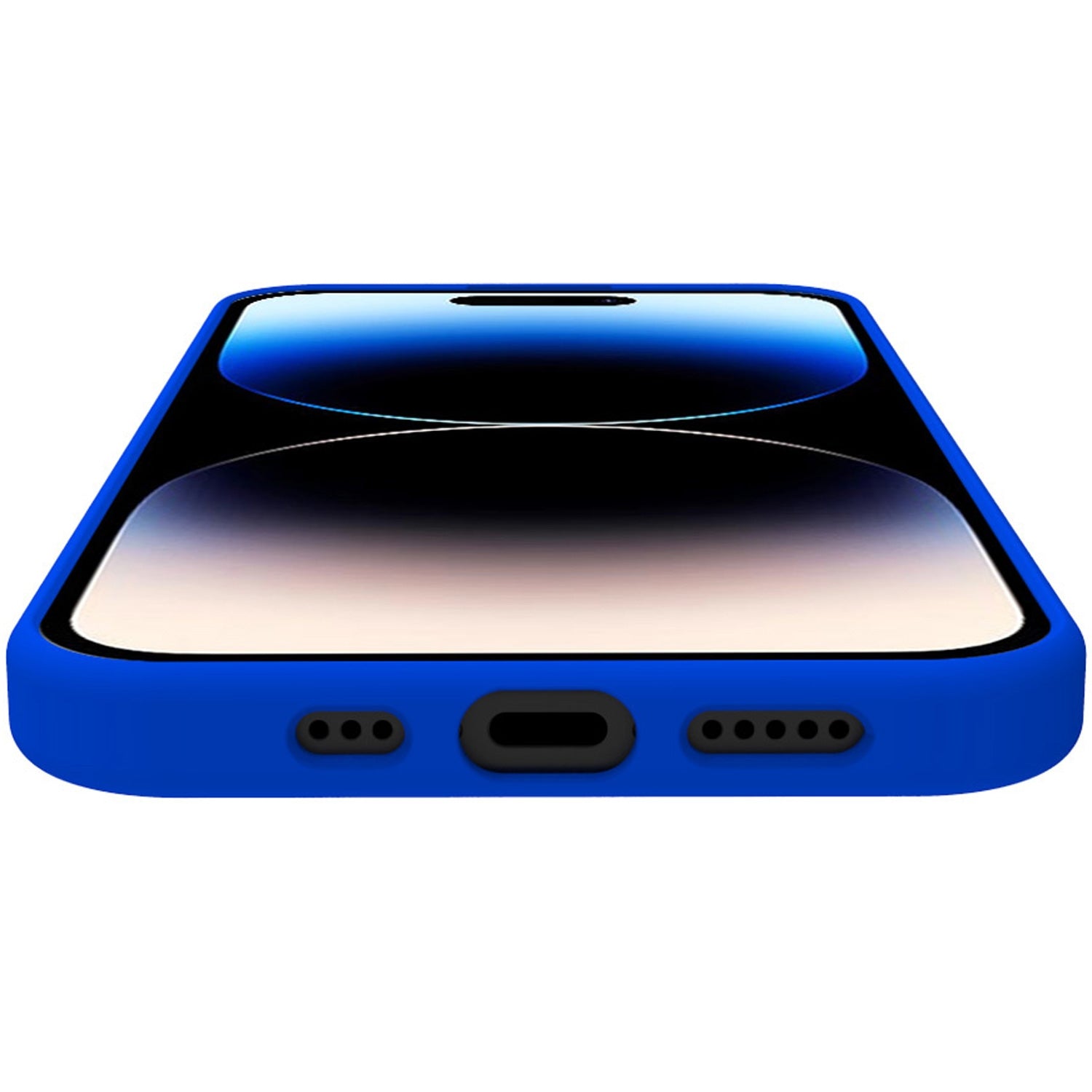 Cromo Soft rubber case iPhone 15 Pro Blue