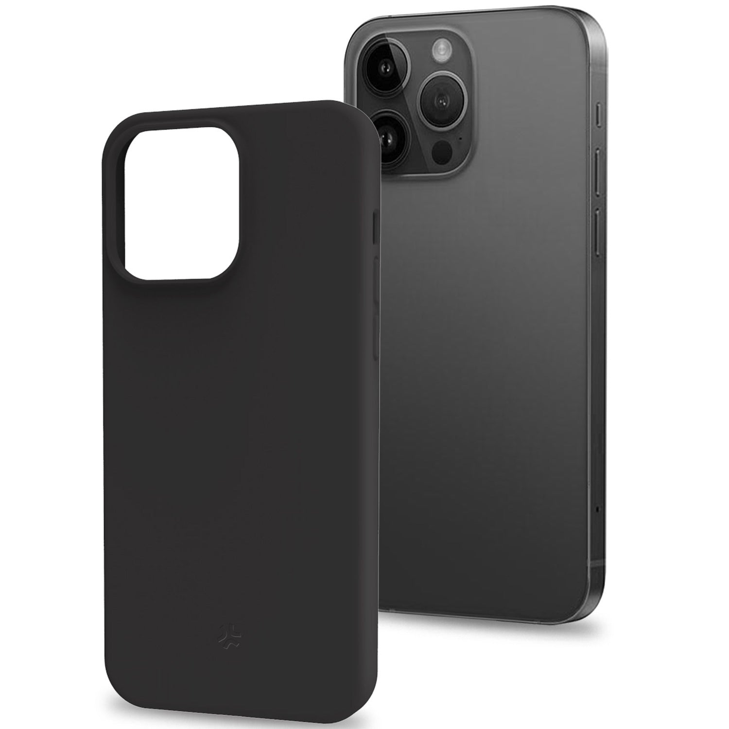 Cromo Soft rubber case iPhone 15 Pro Max Black