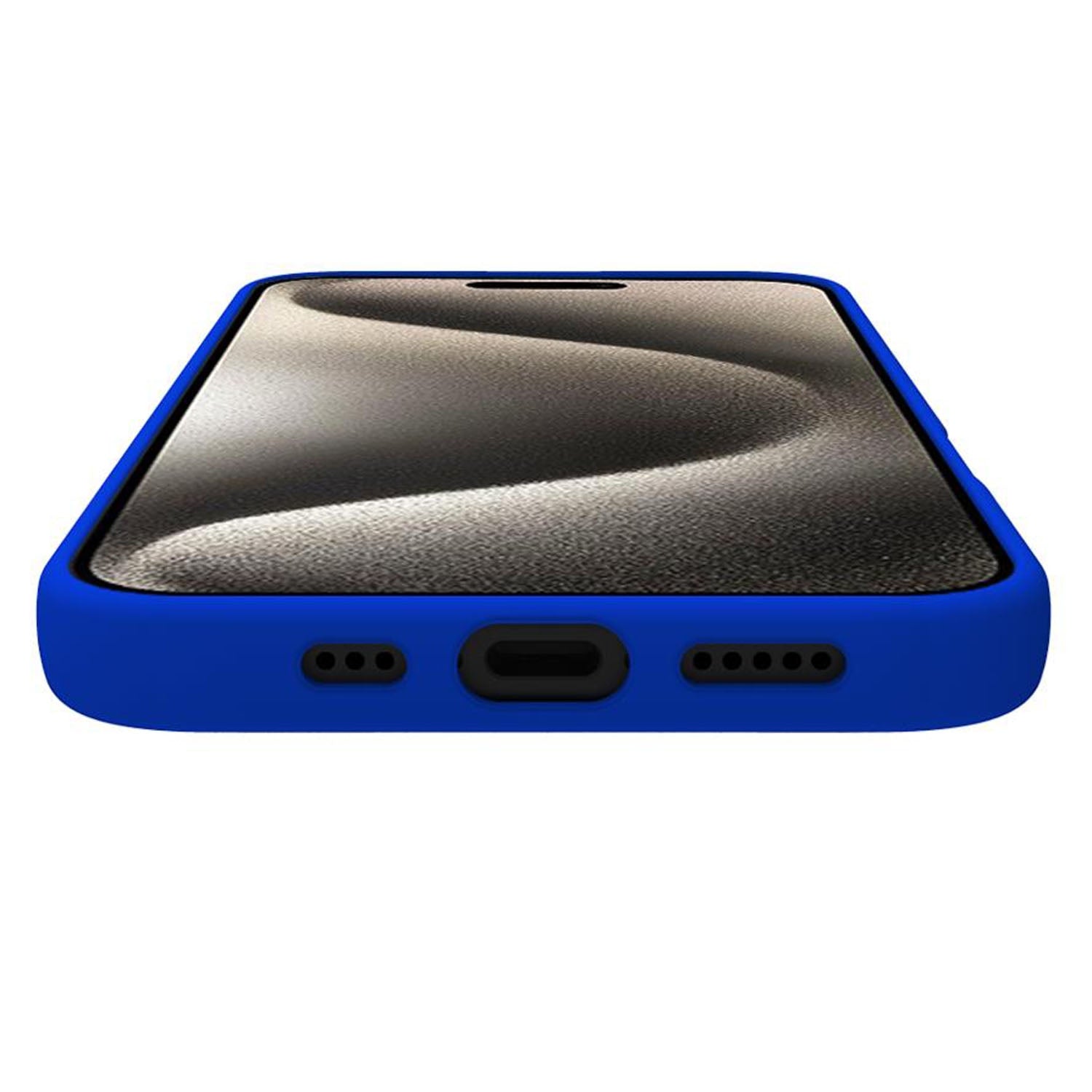 Cromomag Soft rubber case MagSafe compatible iPhone 16 Blue