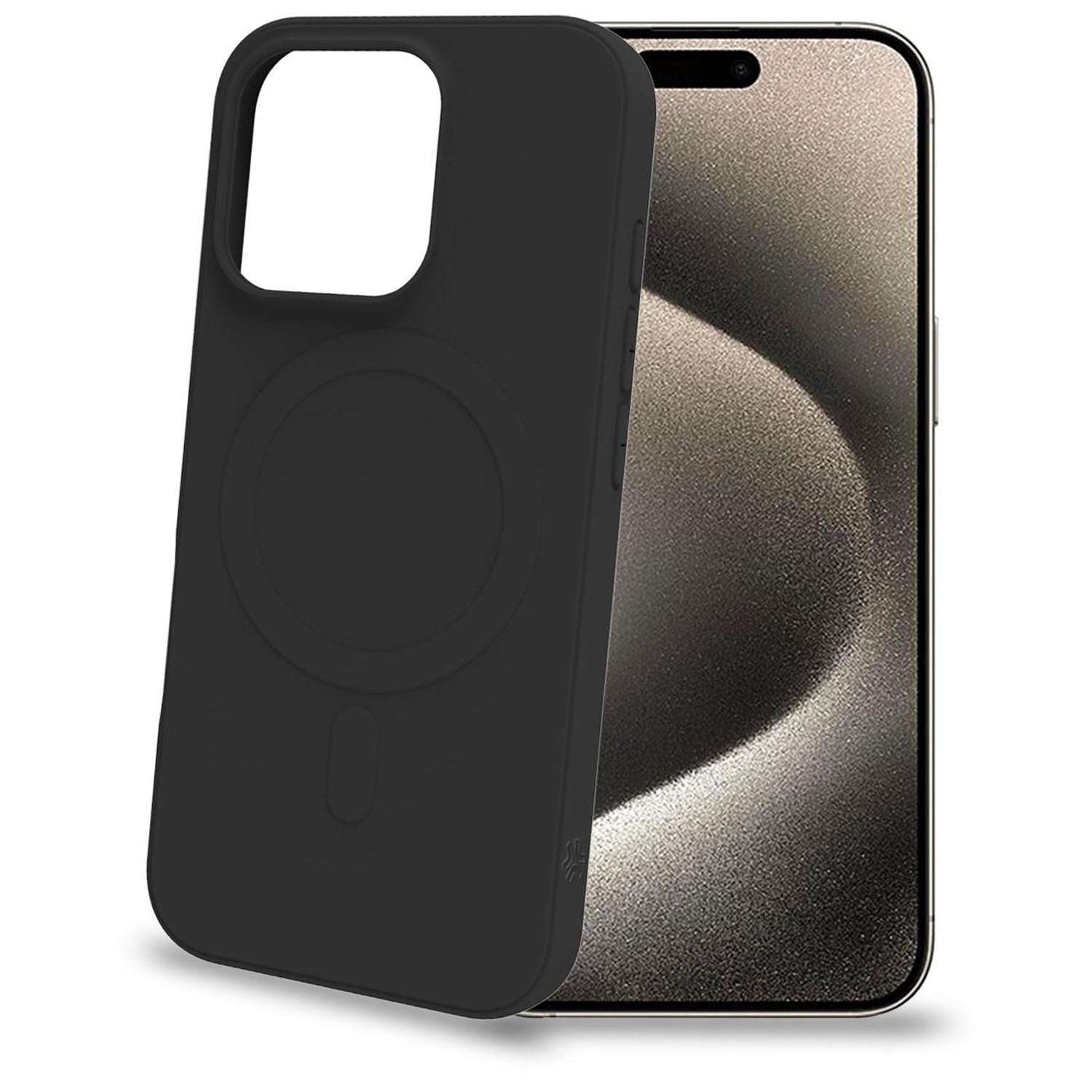 Cromomag Soft rubber case MagSafe compatible iPhone 16 Pro Black