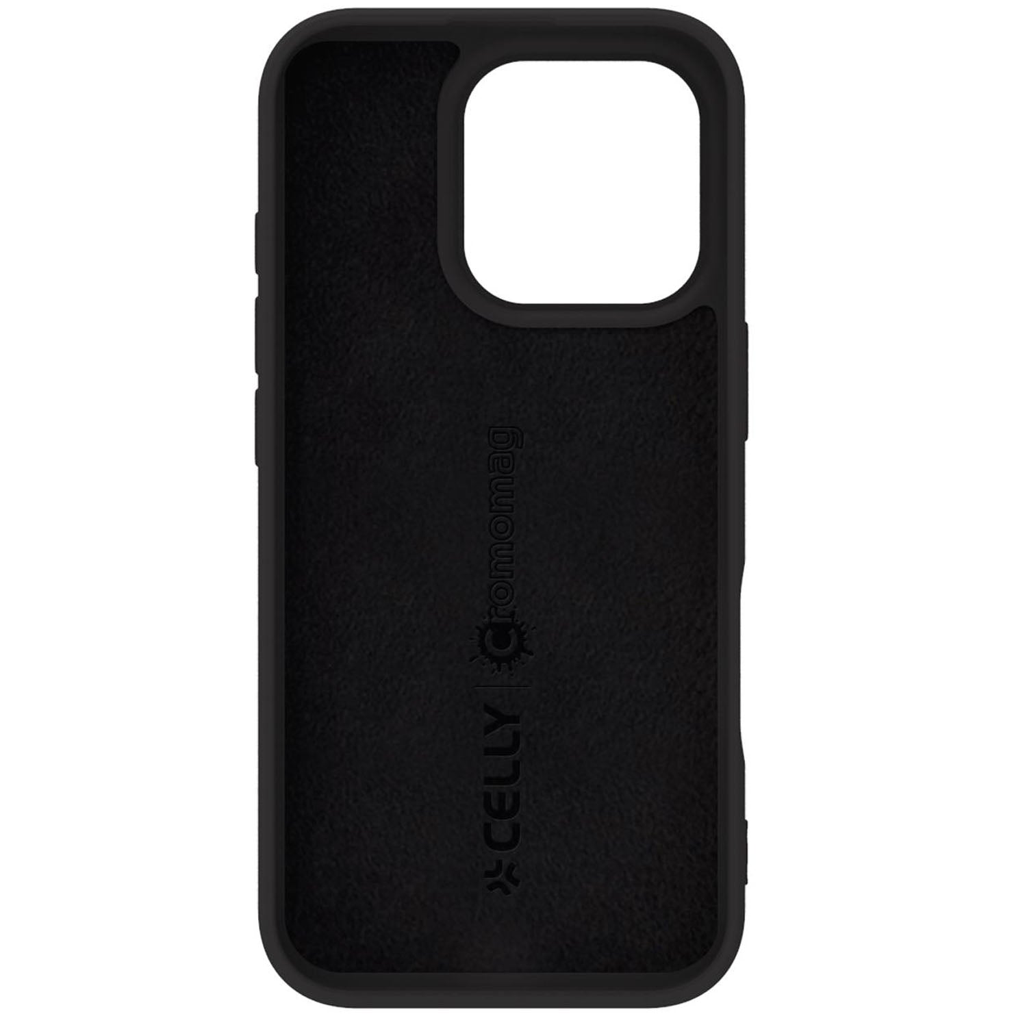 Cromomag Soft rubber case MagSafe compatible iPhone 16 Pro Black