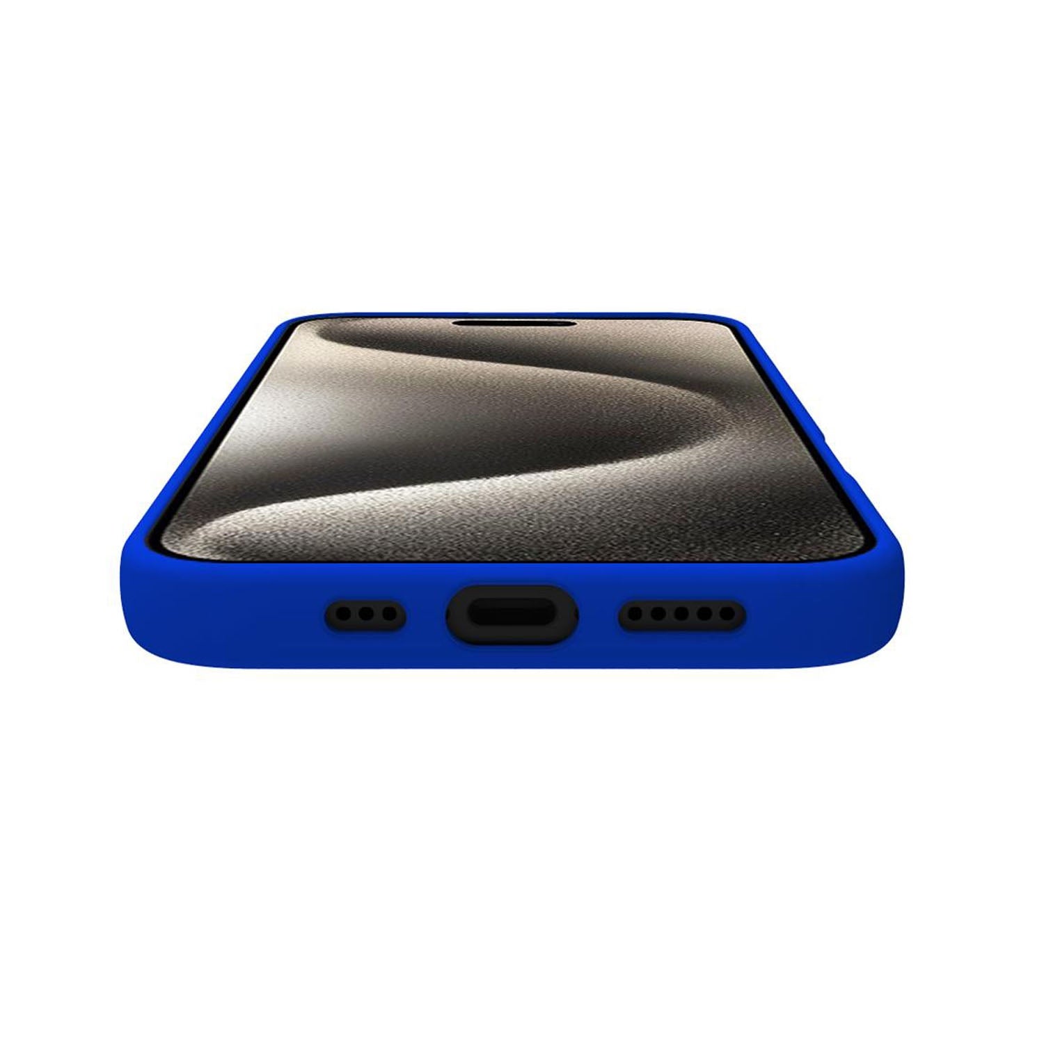 Cromomag Soft rubber case MagSafe compatible iPhone 16 Pro Blue