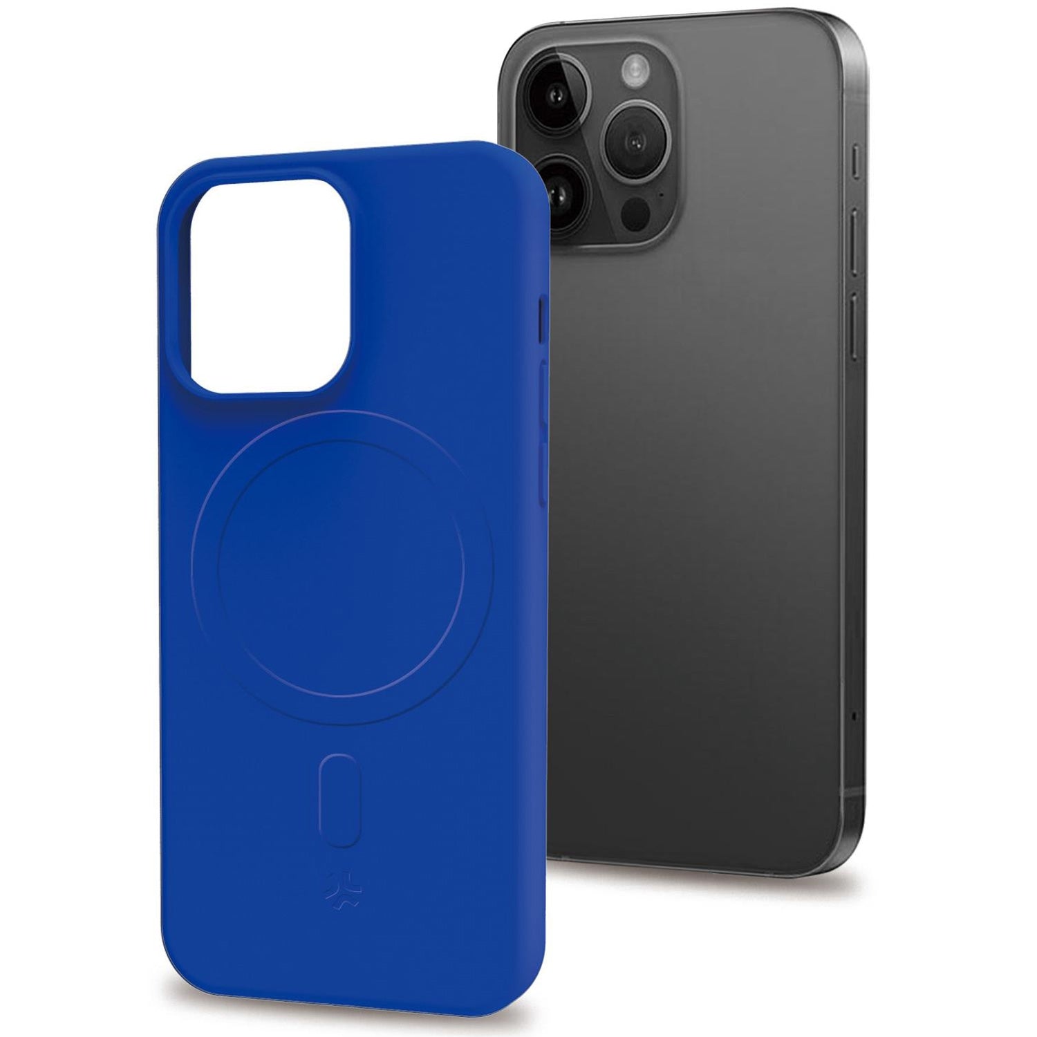 Cromomag Soft rubber case MagSafe iPhone 15 Pro Blue