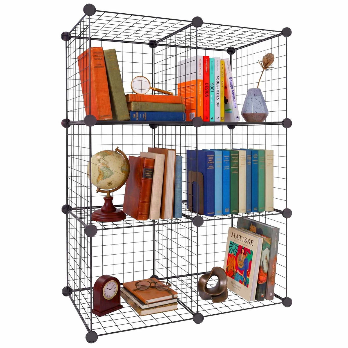 Cube Shelf Set – Modular Metal Wire Storage Cubes