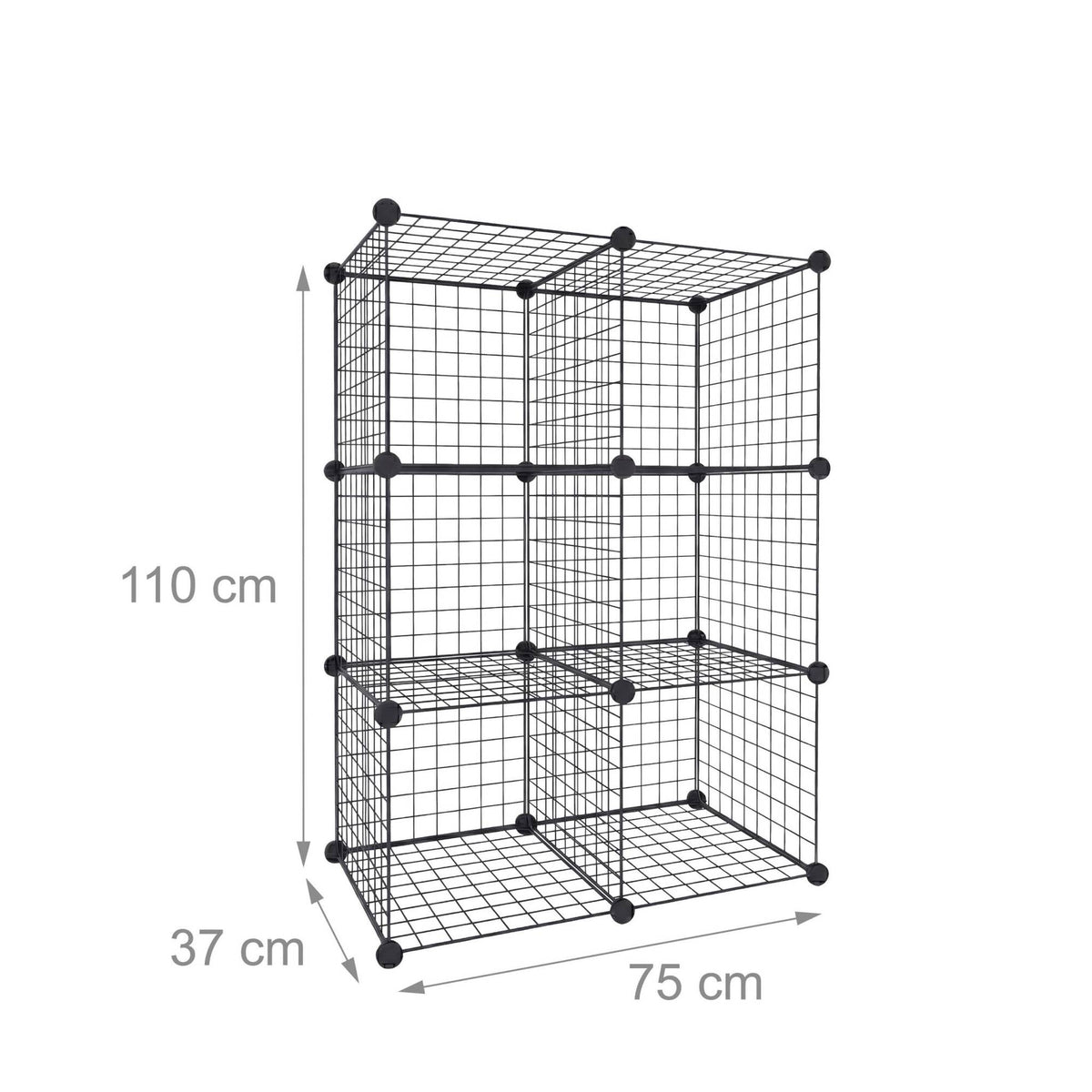 Cube Shelf Set – Modular Metal Wire Storage Cubes
