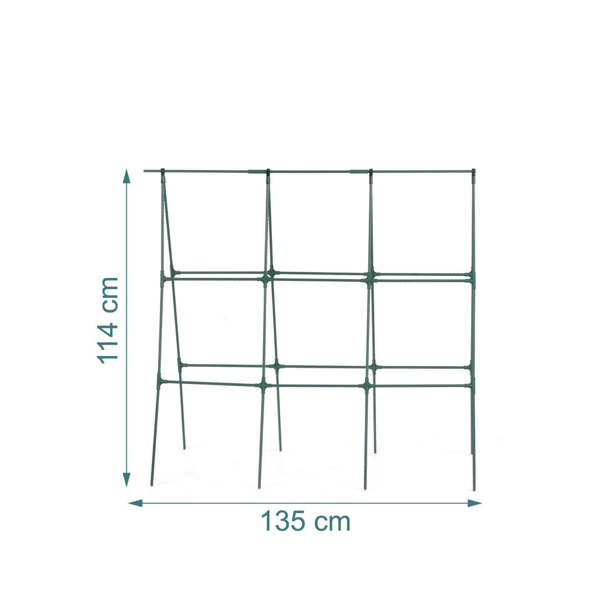 Cucumber Trellis Frame, Metal with Net, Foldable Design