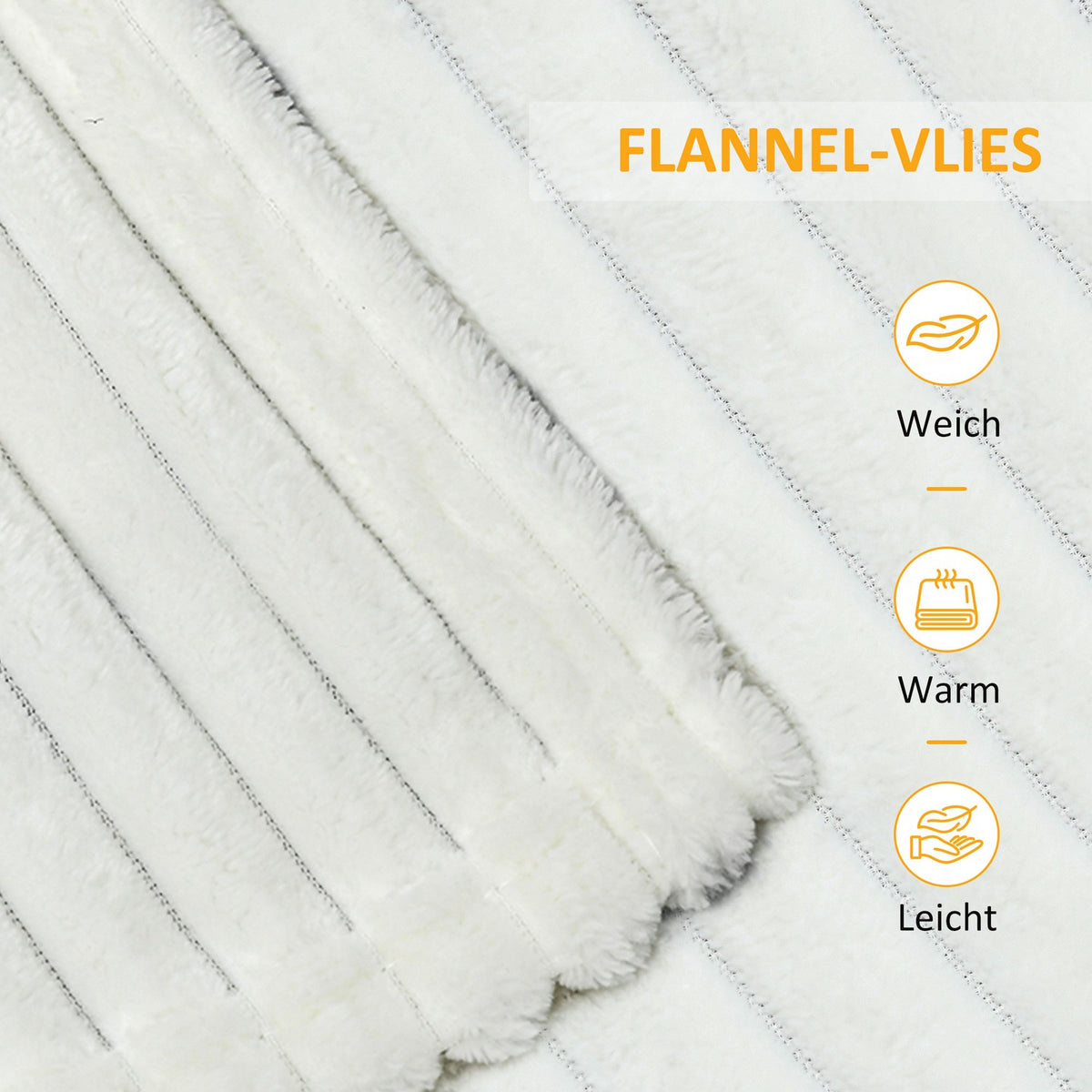Cuddly Blanket, Fluffy Fleece Blanket, 203 X 152 Cm, Ideal As A Sofa Throw For Two, Sofa Blanket For Bed And Couch, Cream