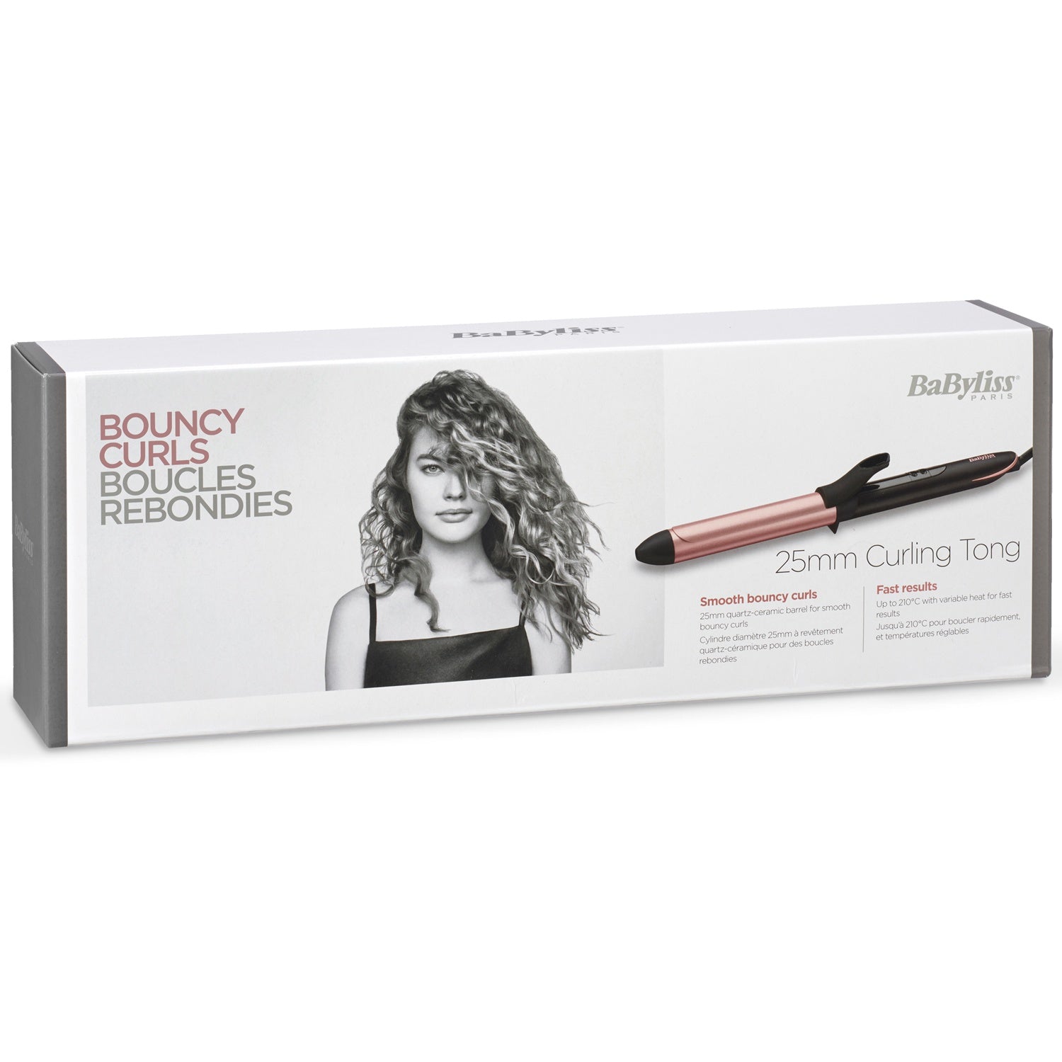 Curling iron Bouncy Curls 25mm C451E