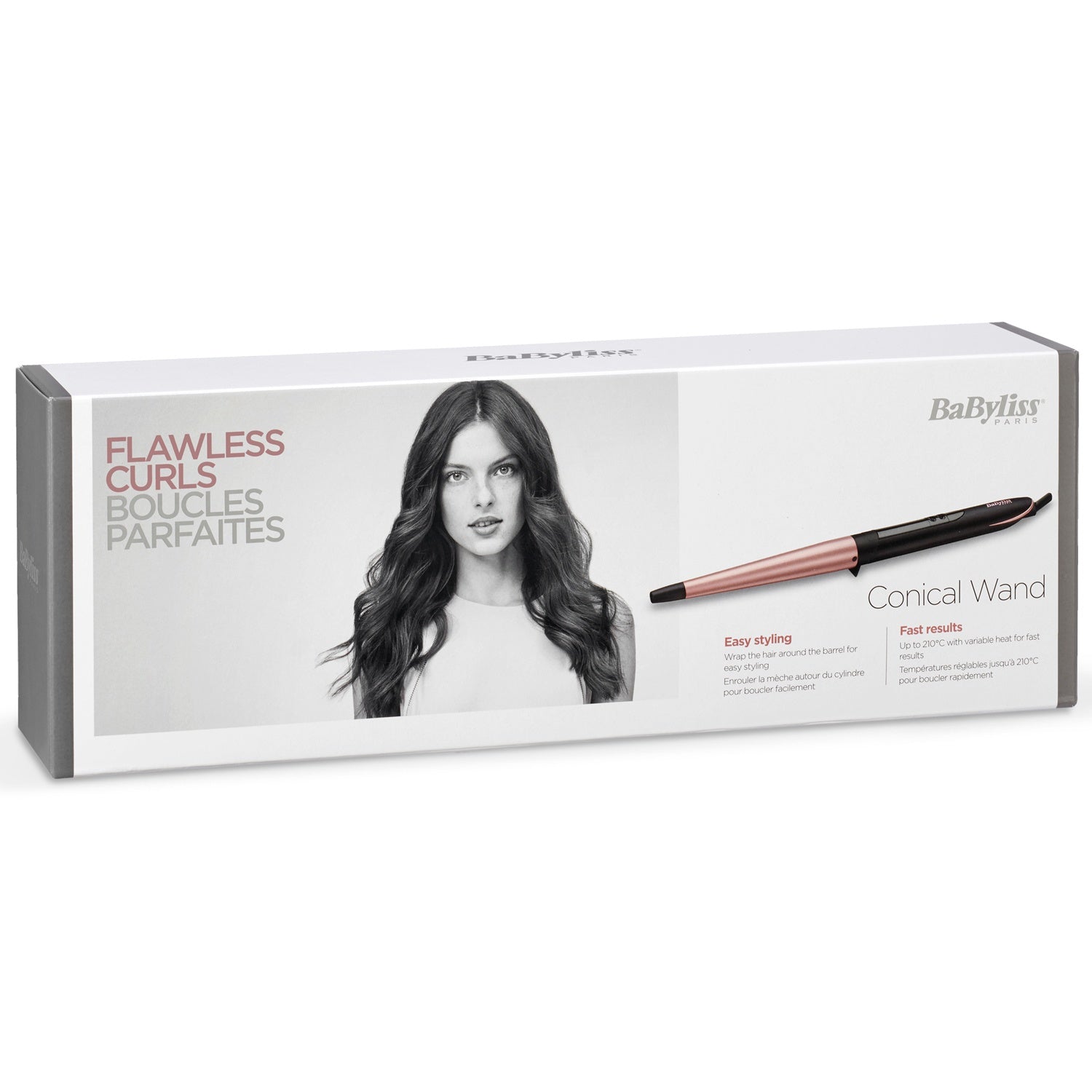 Curling iron Flawless Curls Conical Wand C454E