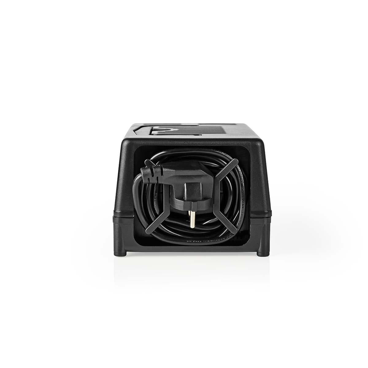 Current converter | Power adapter | 230 V AC 50 Hz | 300 W | Grounded contact | Black