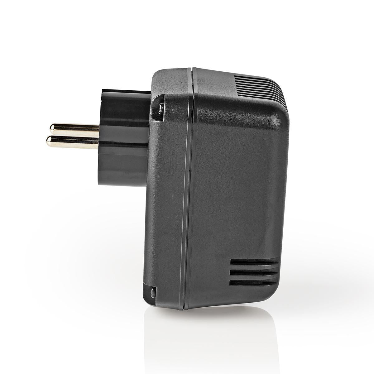 Current converter | Power adapter | 230 V AC 50 Hz | 45 W| Grounded contact | Black