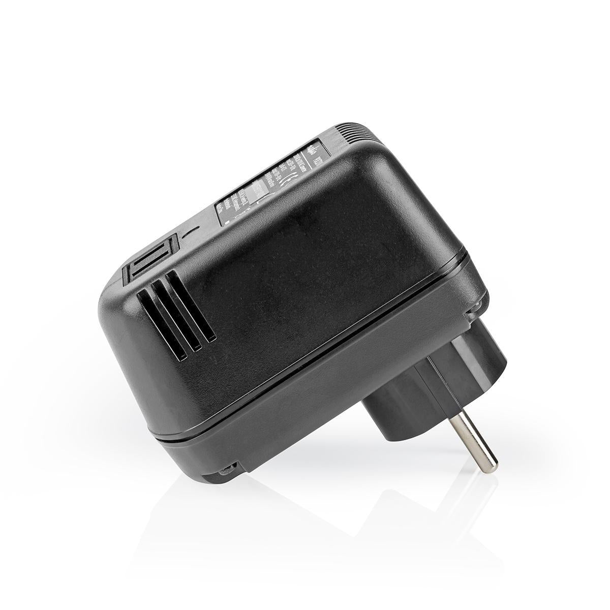 Current converter | Power adapter | 230 V AC 50 Hz | 45 W| Grounded contact | Black