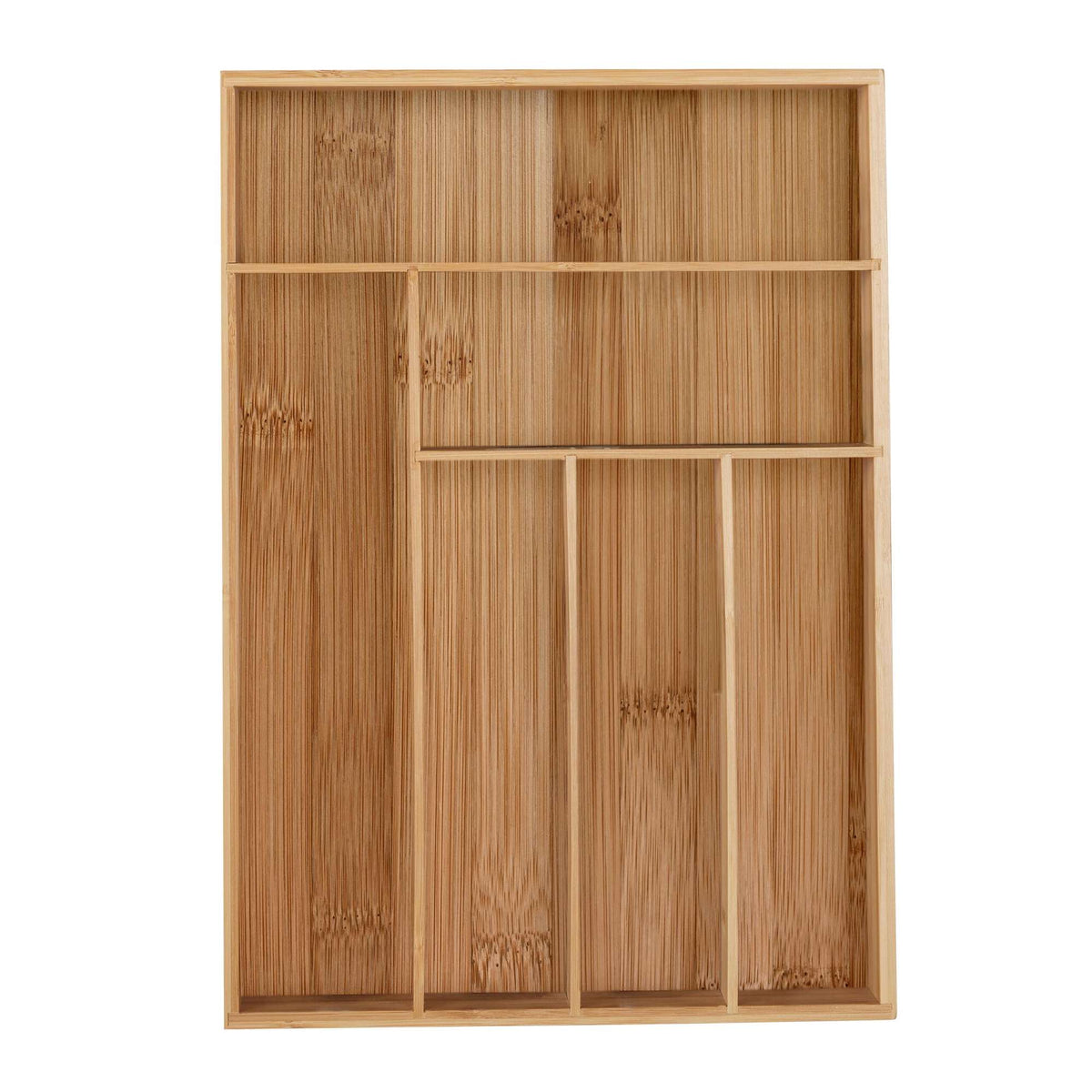 Cutlery box bamboo 6 compartments