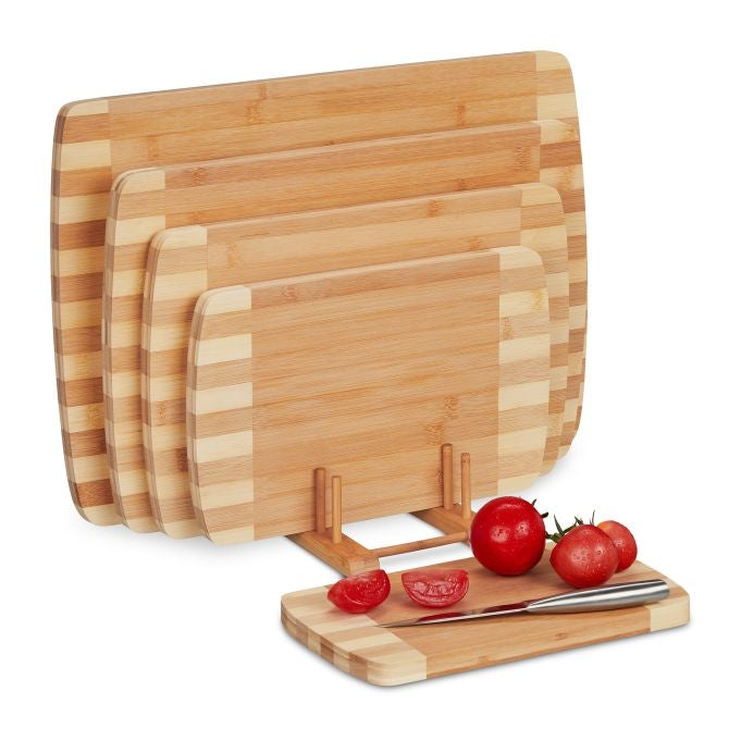 Cutting boards with stand