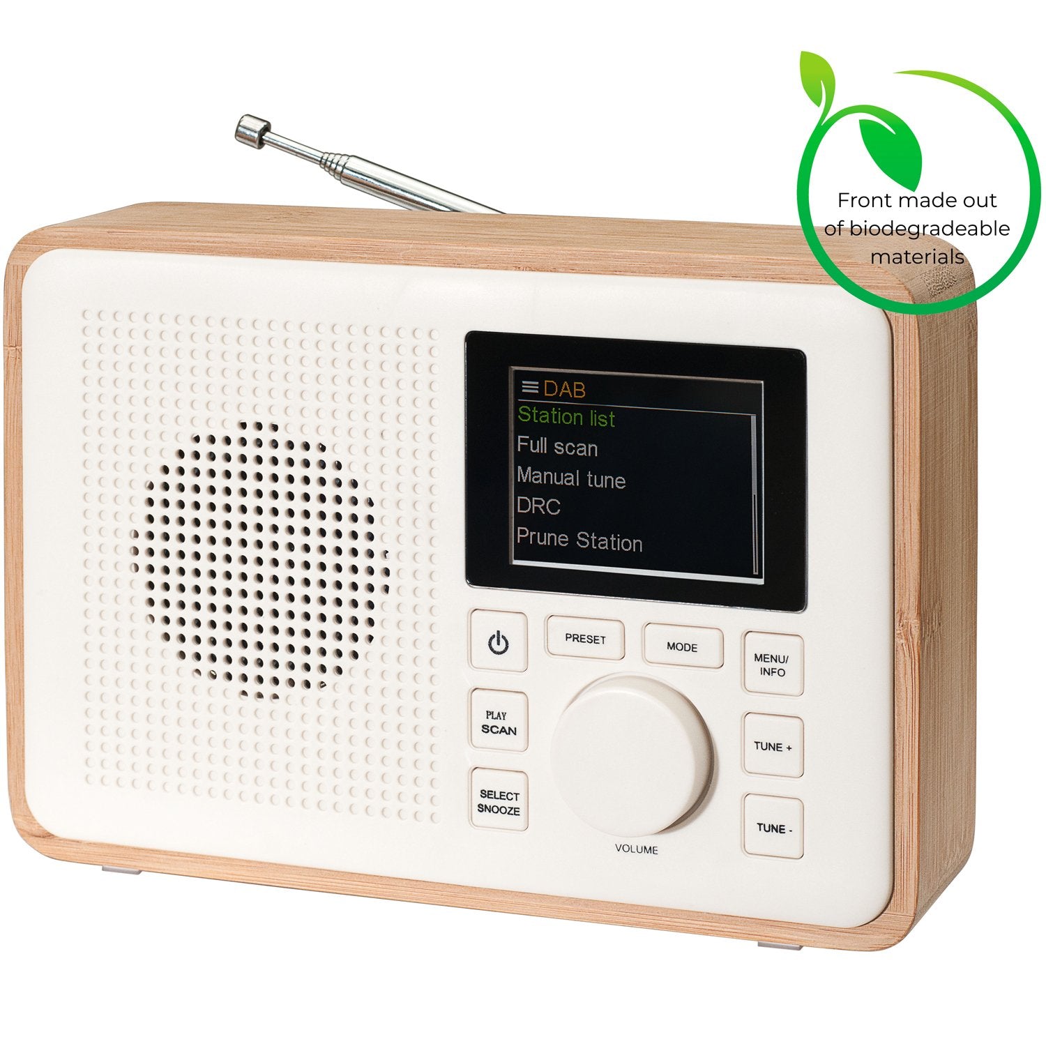 DAB+&FM-Radio Partly made of Bioplast