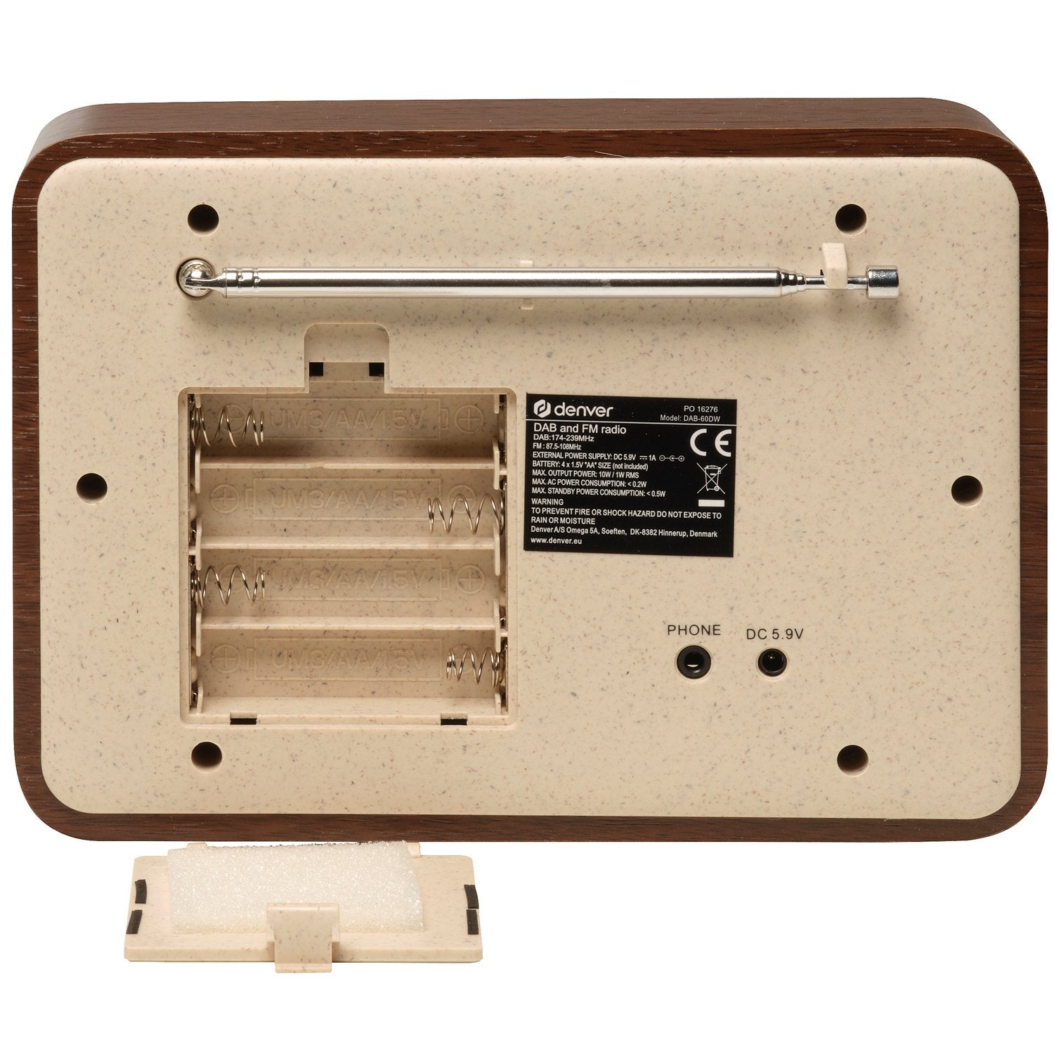 DAB+&FM-Radio Partly made of Bioplast