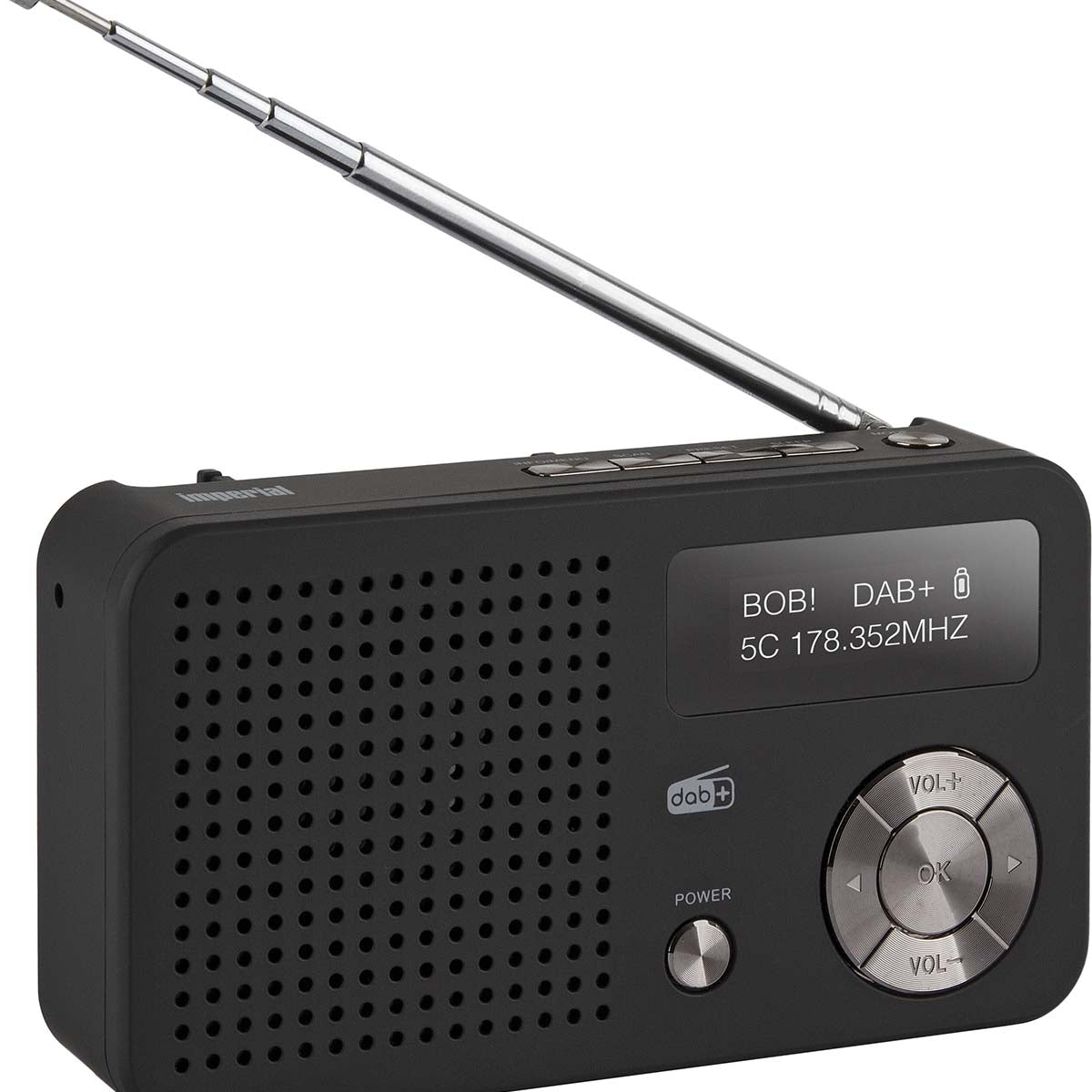 DABMAN 13 Portable DAB+ / FM Radio Black